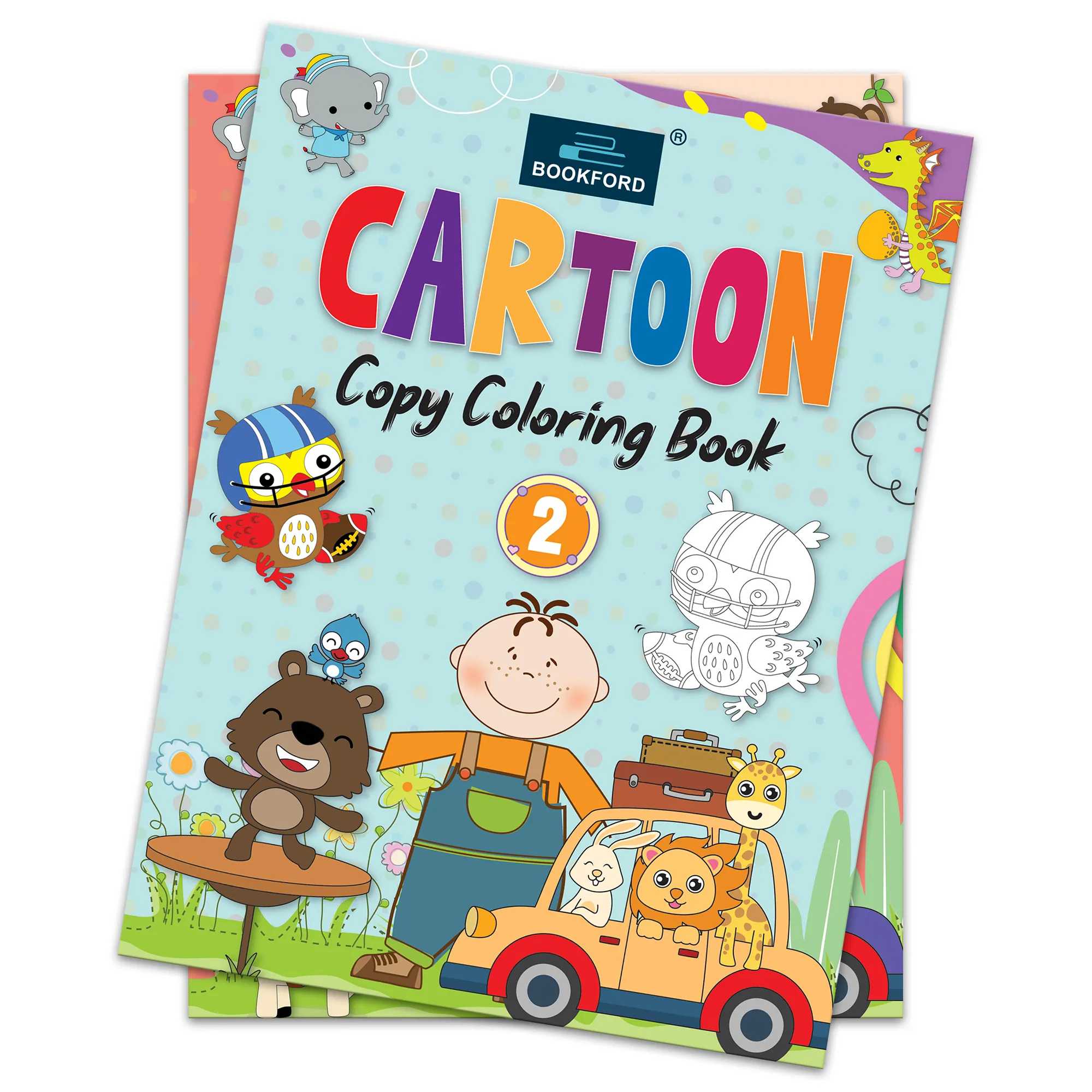Cartoon Copy Coloring Book Part 2 Coloring Book For Kids