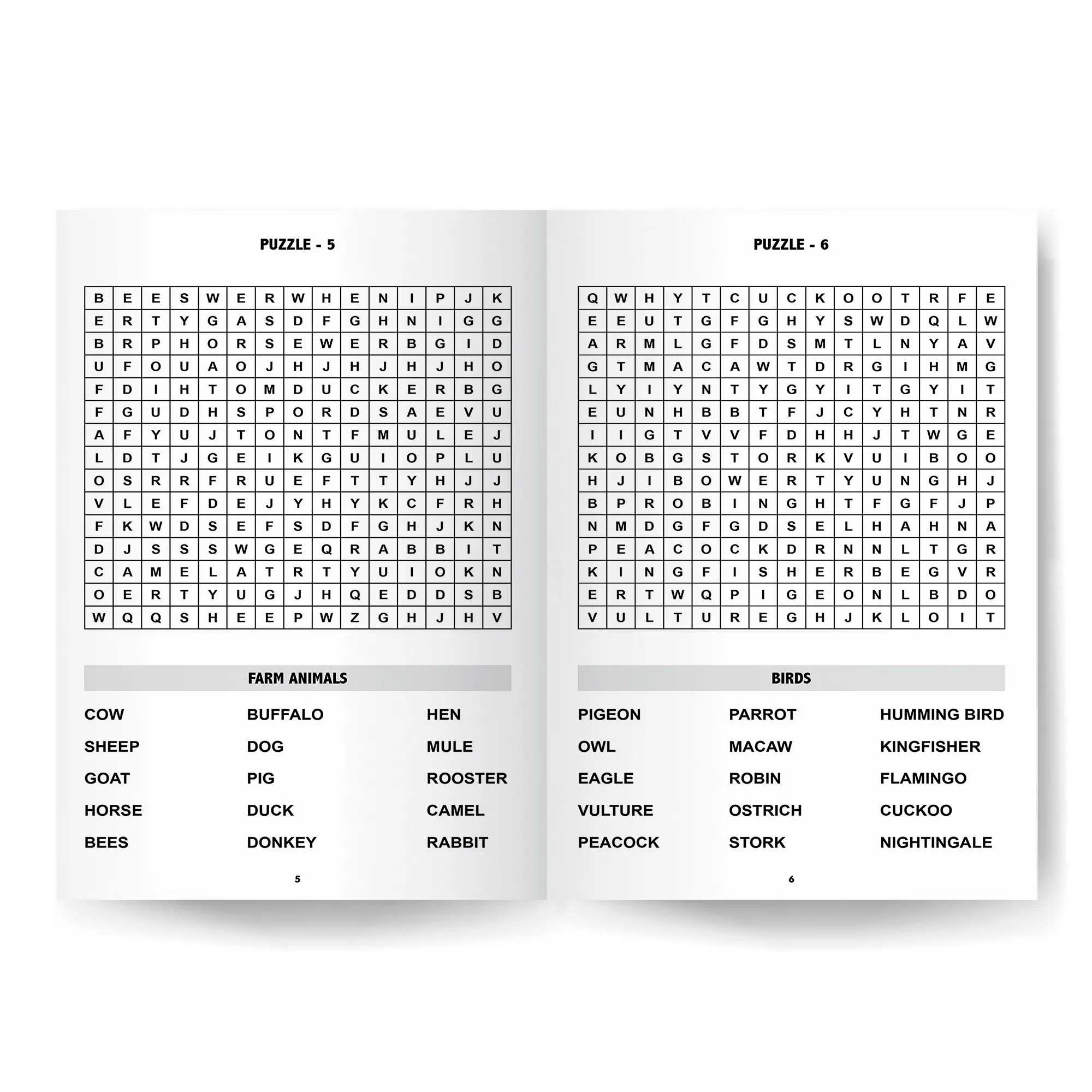 Word Search Book - Part 1 For Kids