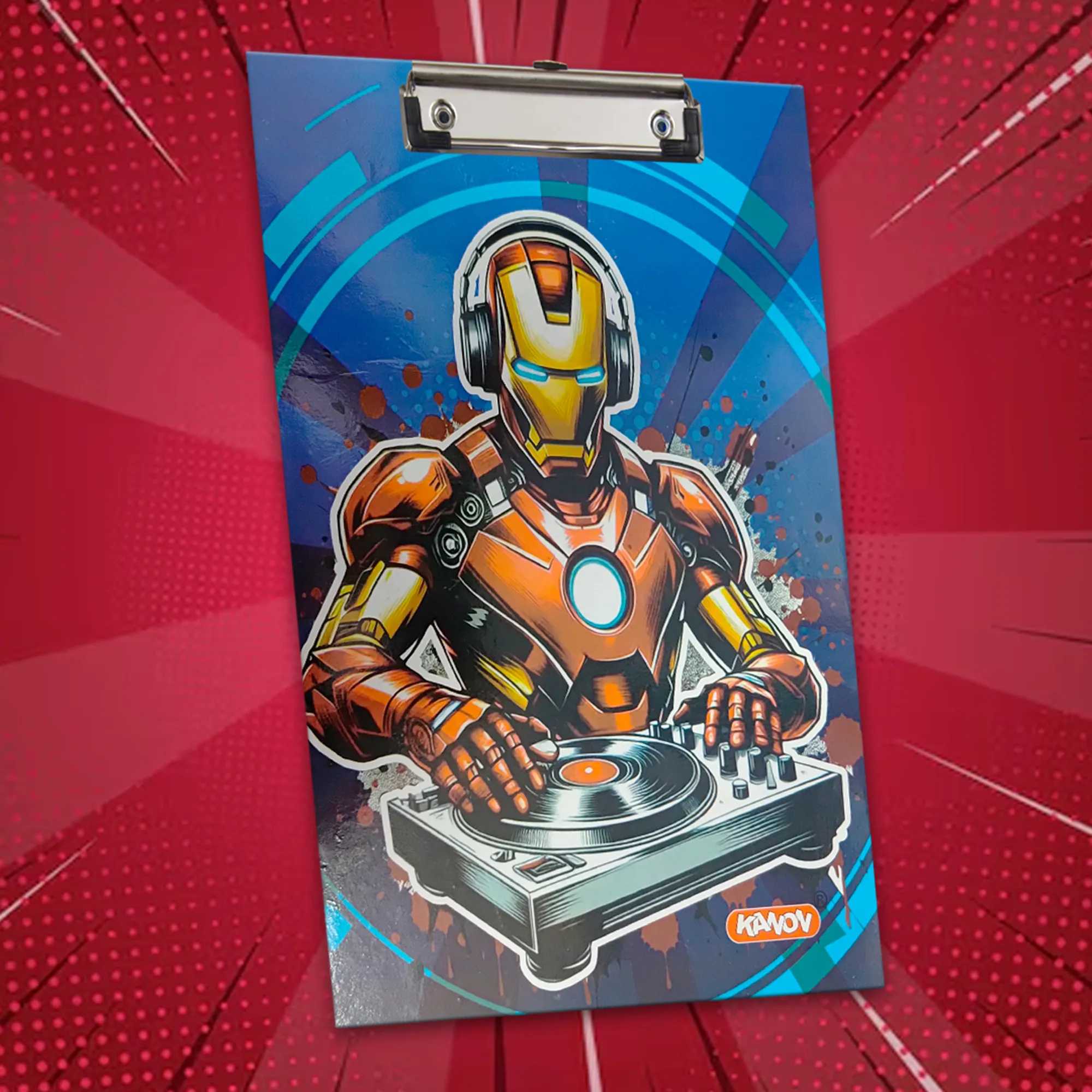 Iron man Paper Clipboard | Writing Pad | Drawing/Writing/Exam Board/Clipboard