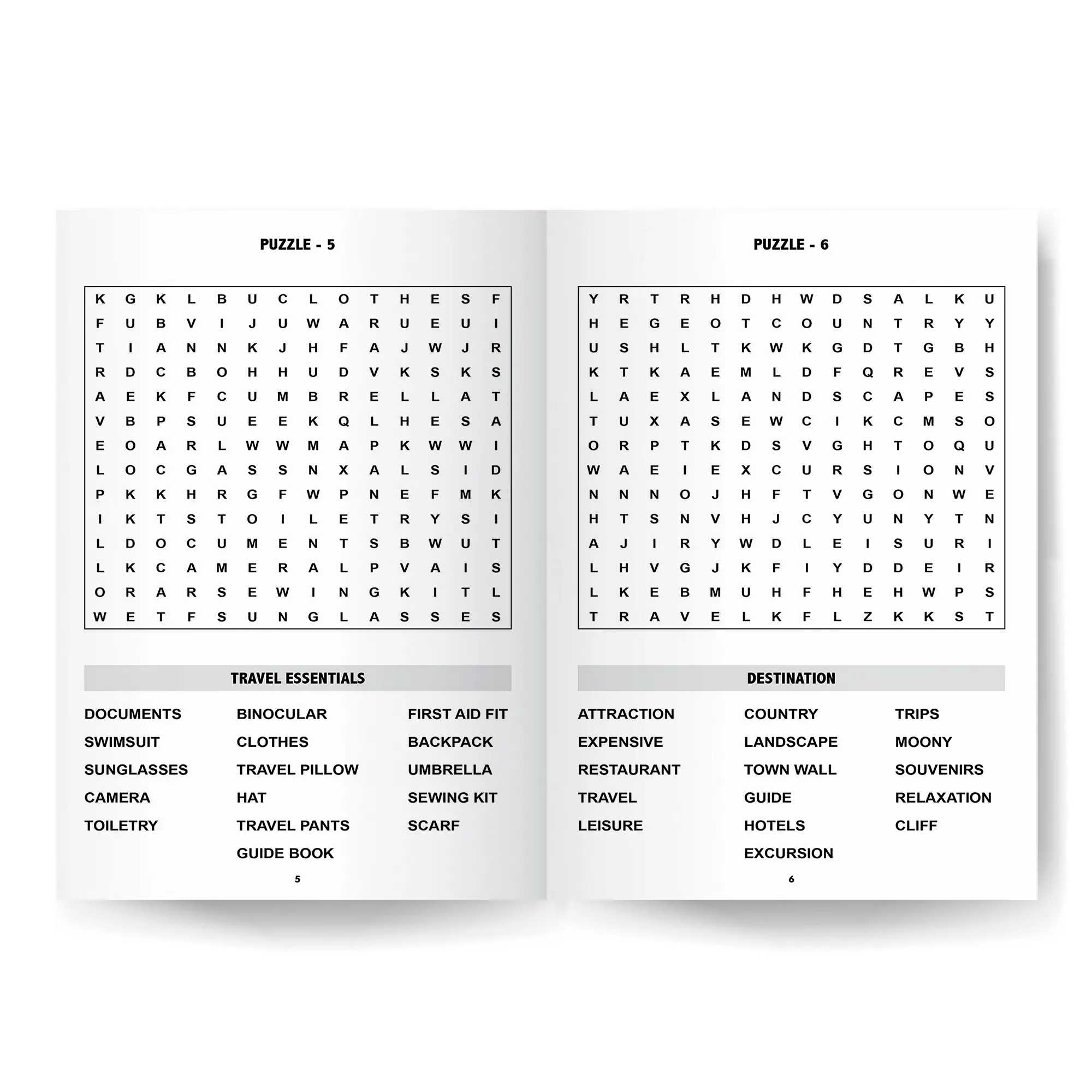 Word Search Book - Part 4 For Kids