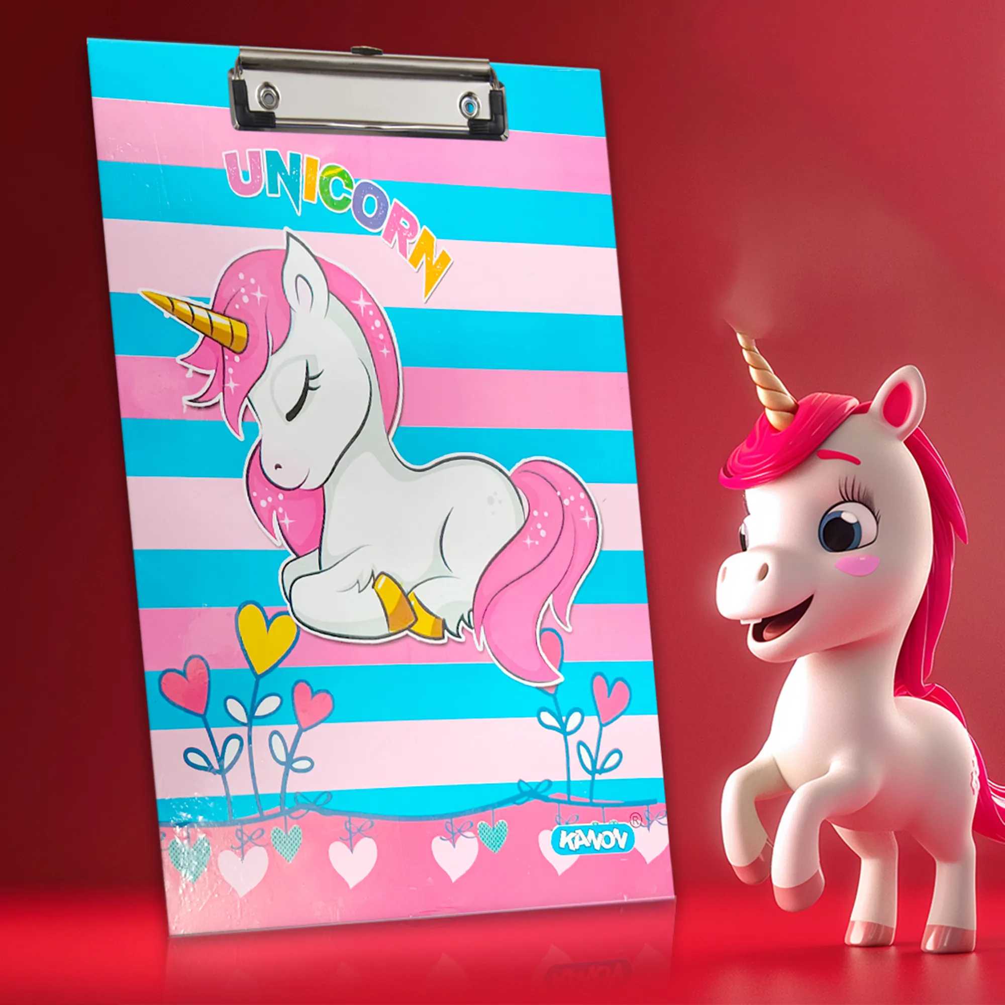 Unicorn Paper Clipboard | Writing Pad | Drawing/Writing/Exam Board/Clipboard