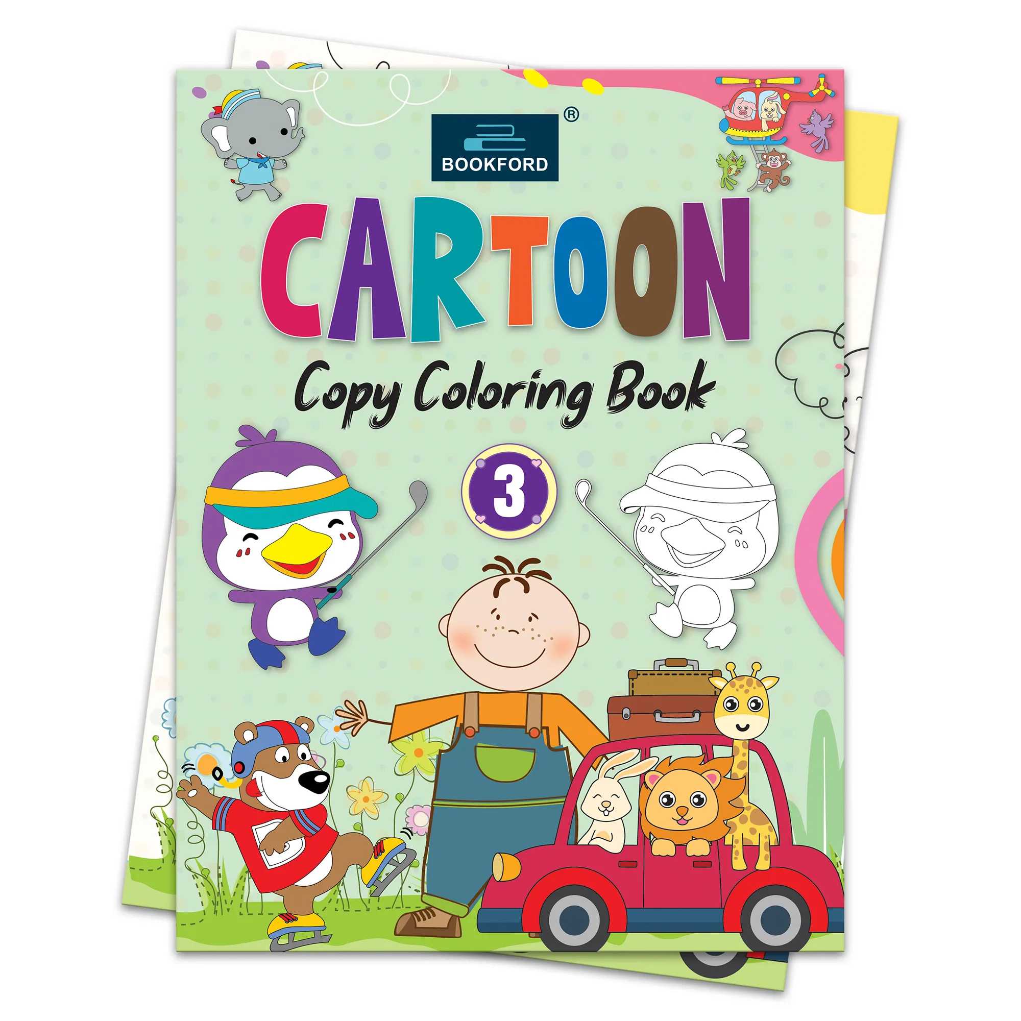 Cartoon Copy Coloring Book Part 3 Coloring Book For Kids