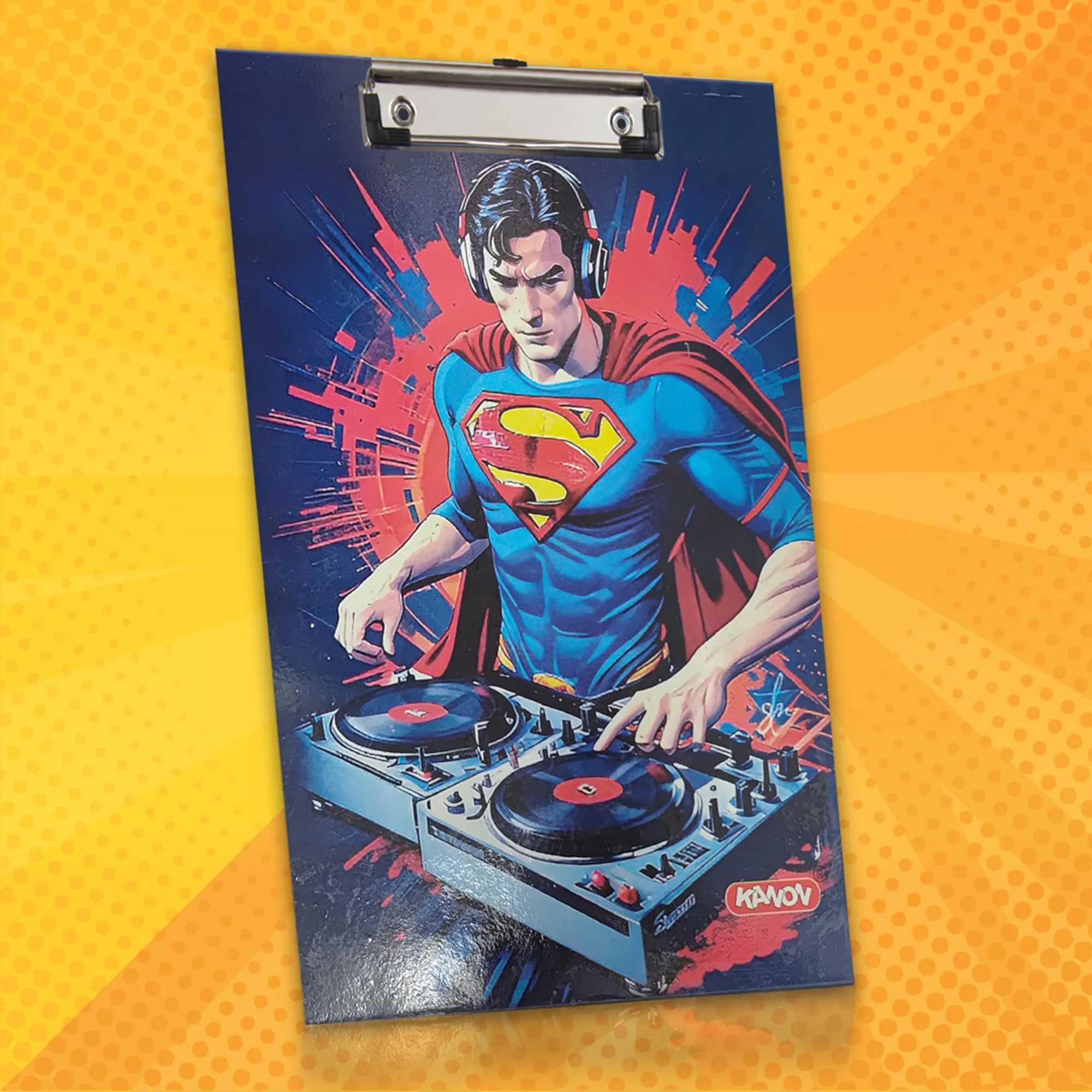 Superman Paper Clipboard | Writing Pad | Drawing/Writing/Exam Board/Clipboard