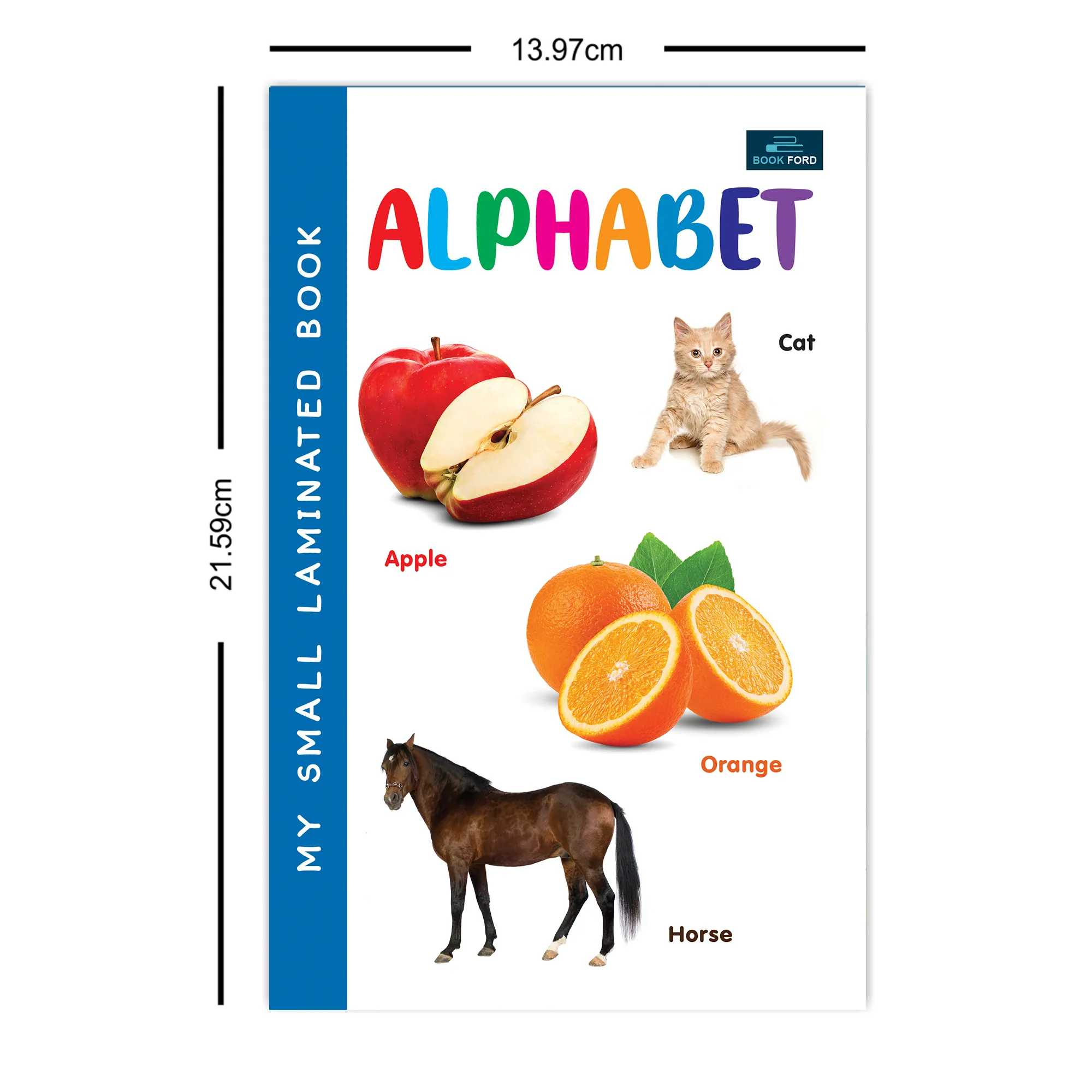 My Small Laminated Books - Set Of 2 Books - Alphabet And Numbers For Kids ,   