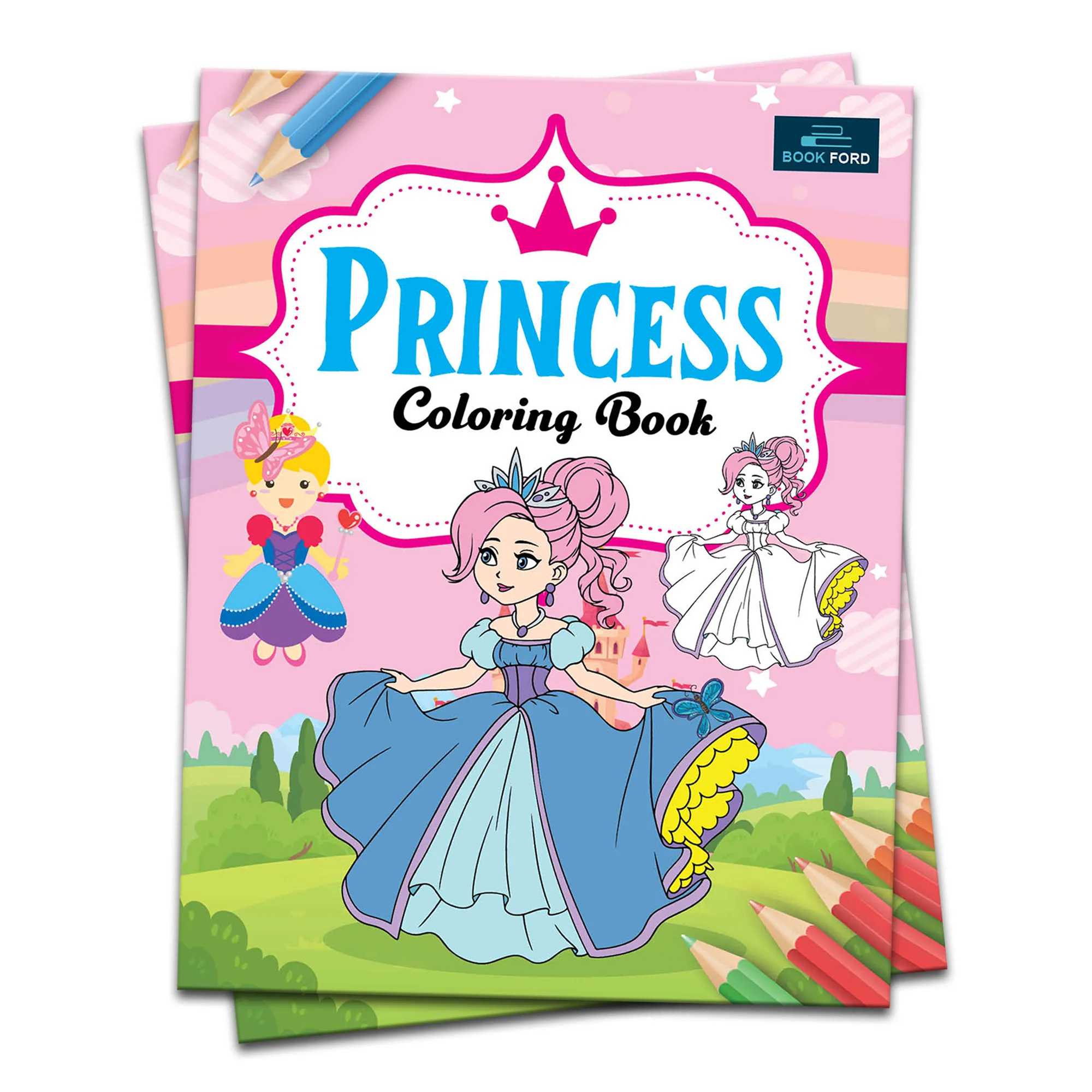 Princess Coloring Book For Kids
