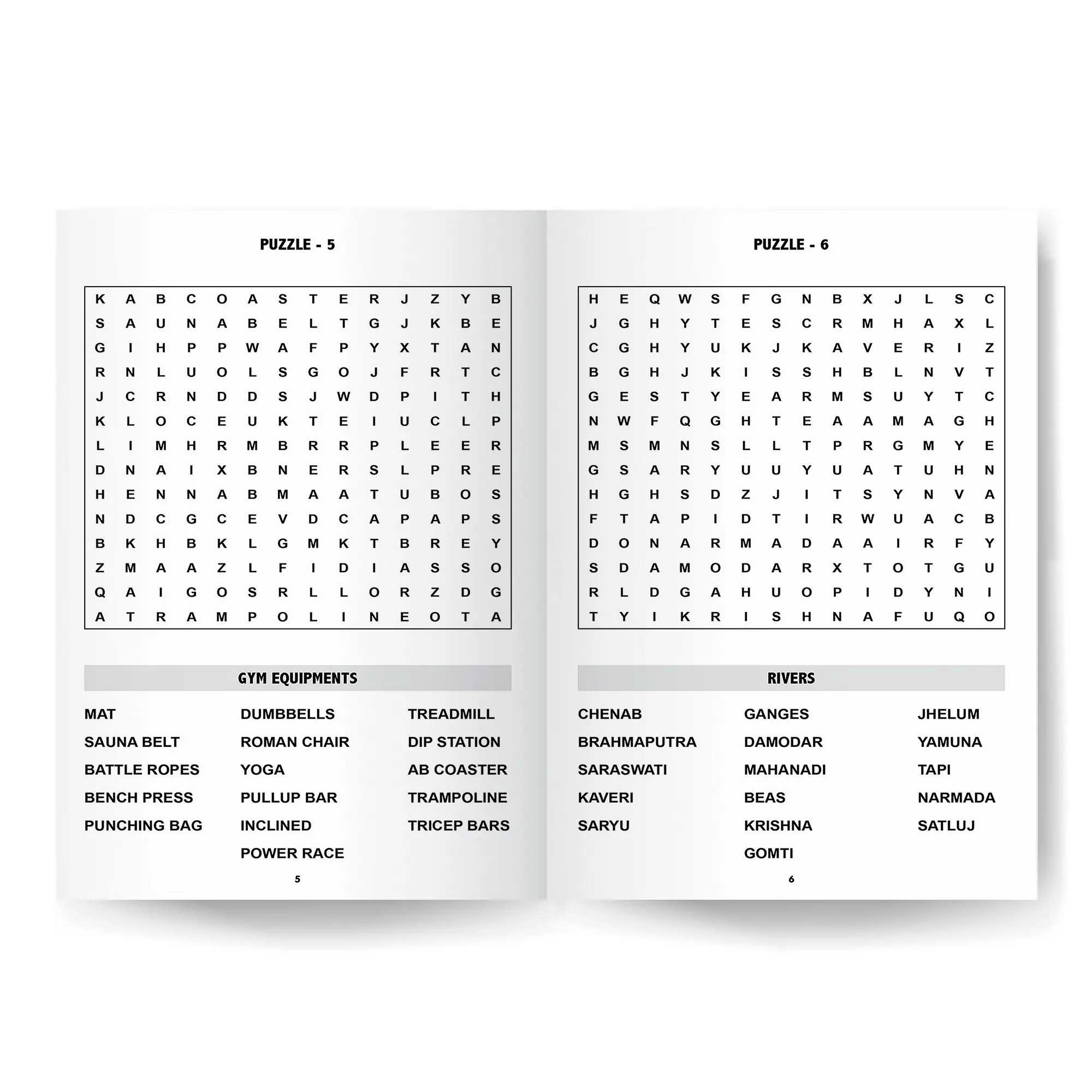 Word Search Book - Part 3 For Kids