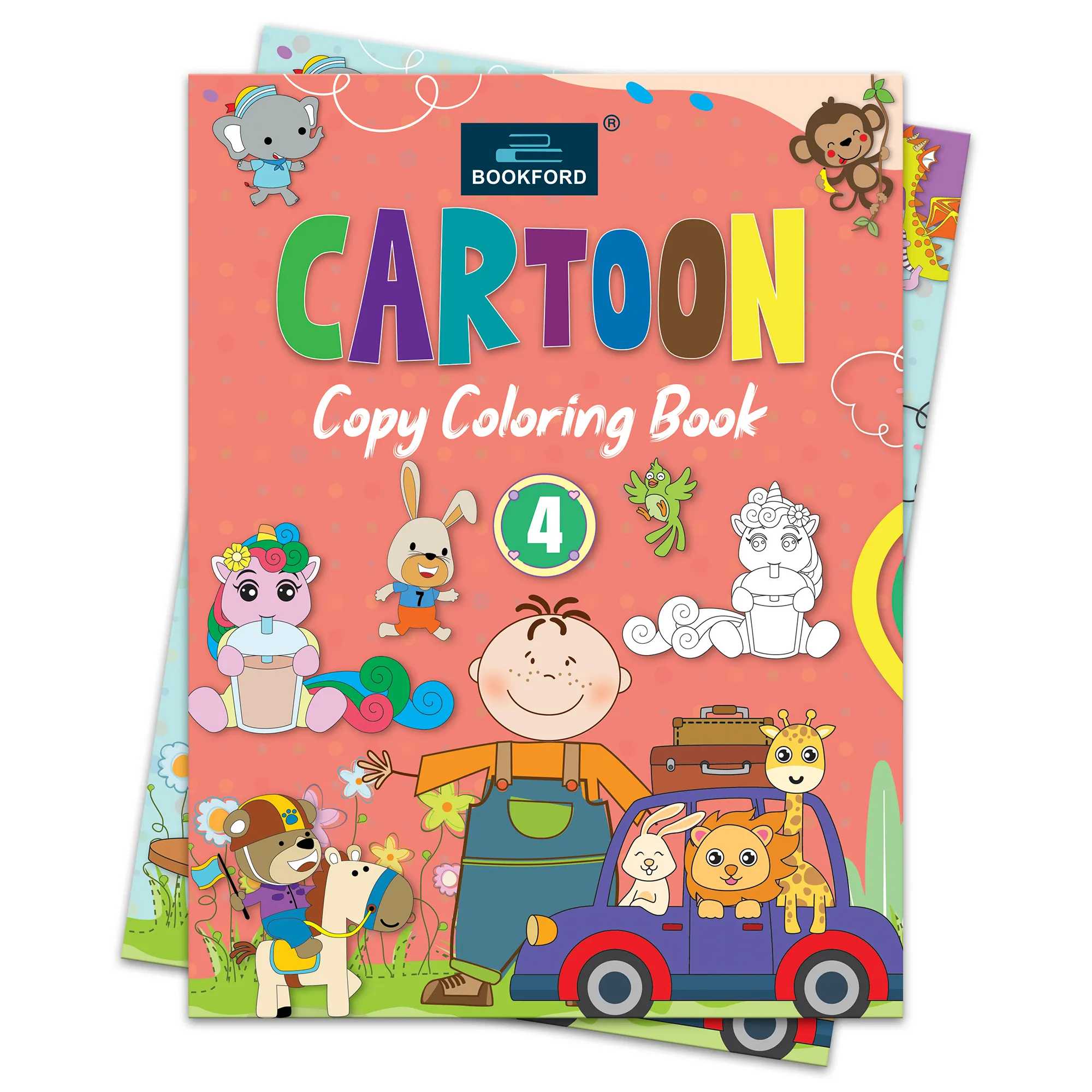 Cartoon Copy Coloring Book Part 4 Coloring Book For Kids