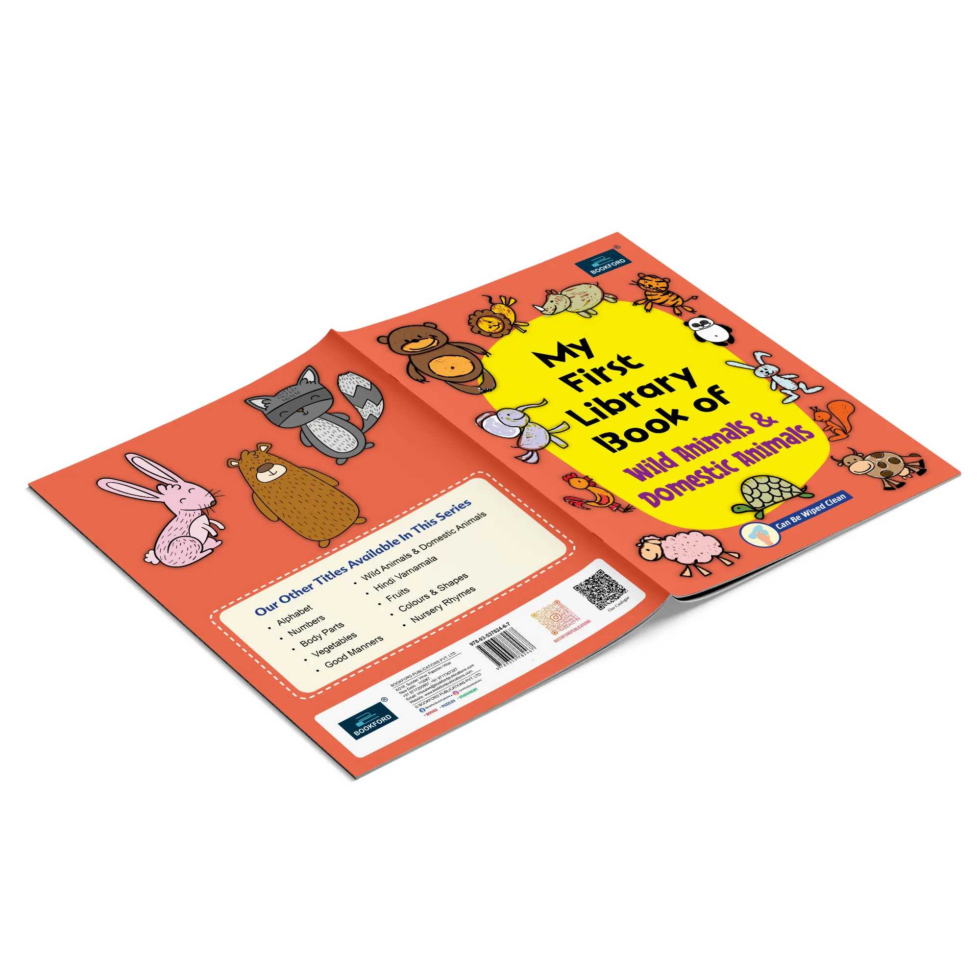 My First Library Book Of - Wild Animals And Domestic Animals Books For Kids