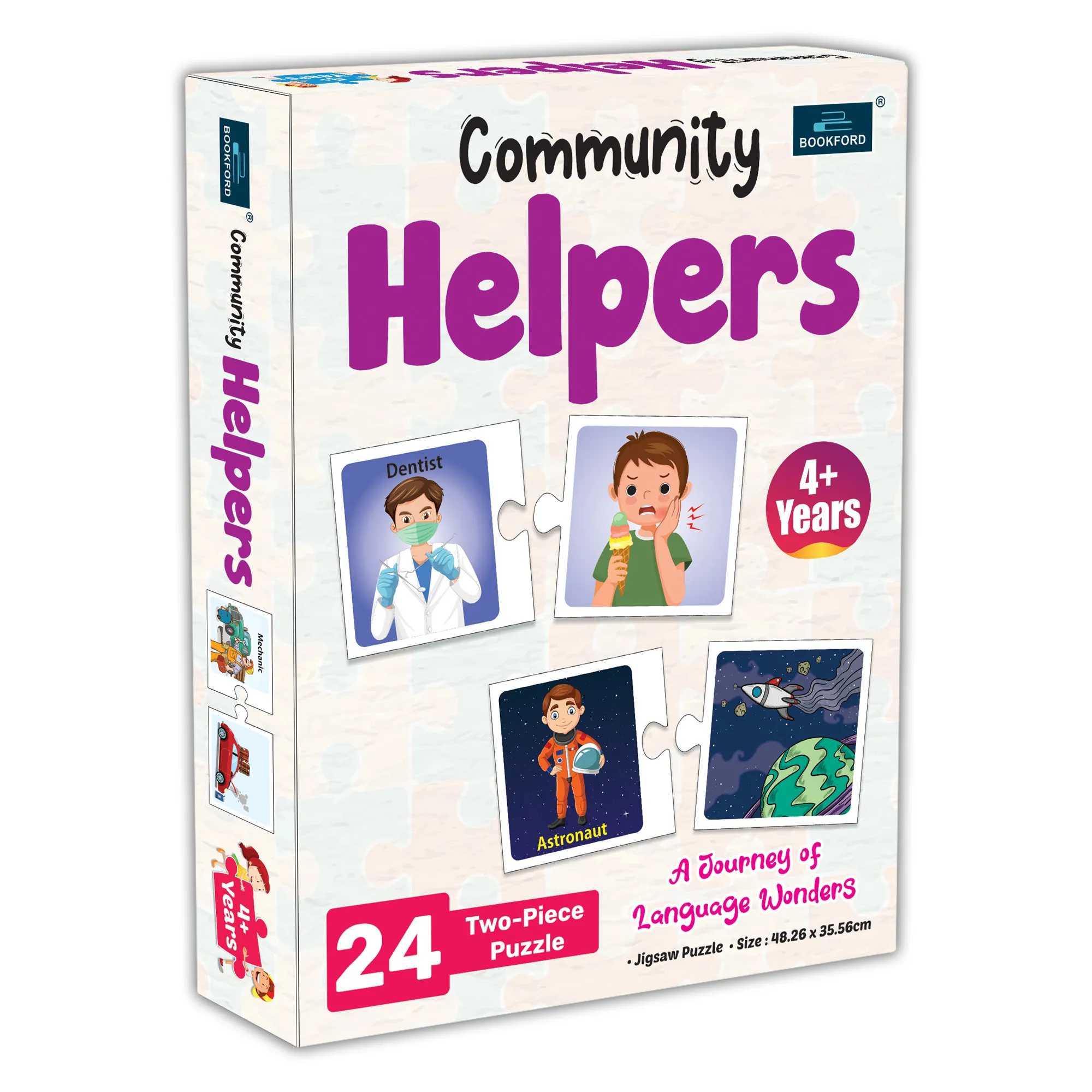 Community Helpers Jigsaw Puzzle Game & Fun And Learning 48 Pieces