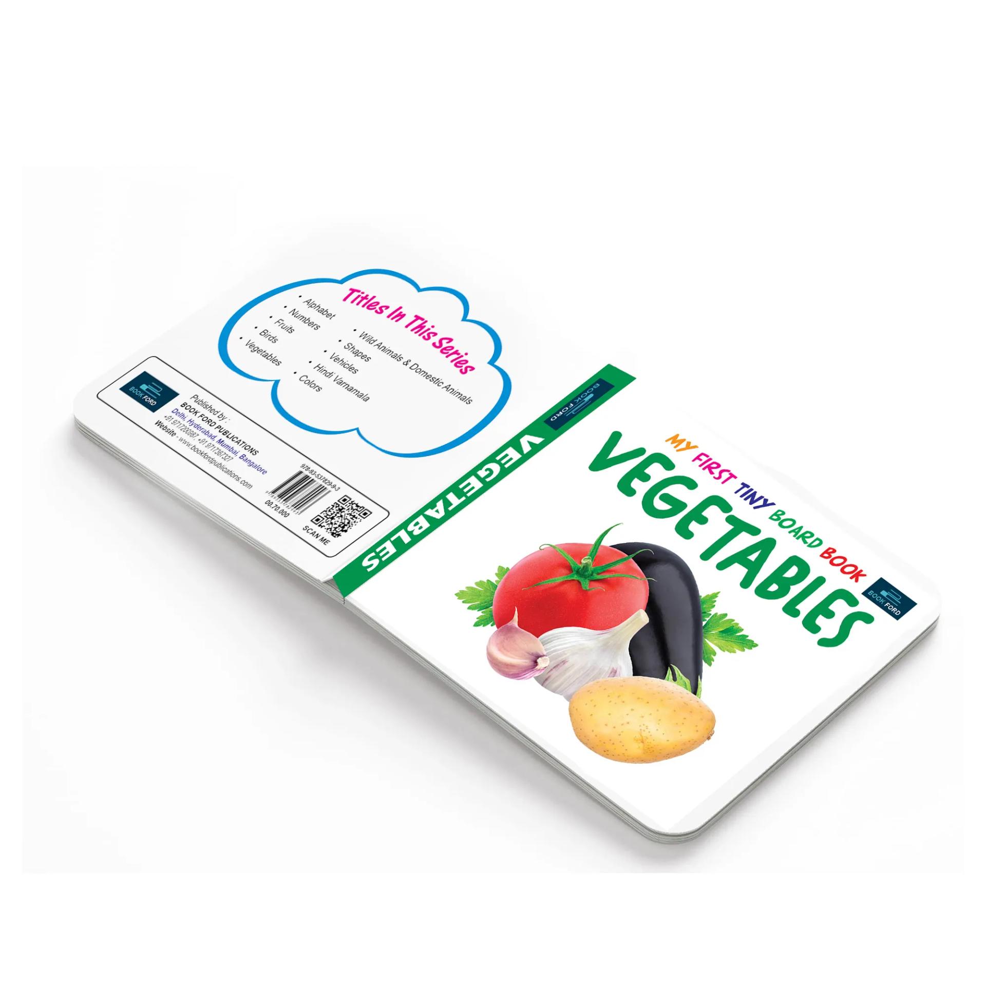 My First Tiny Board Book Vegetables Board Book, - 6