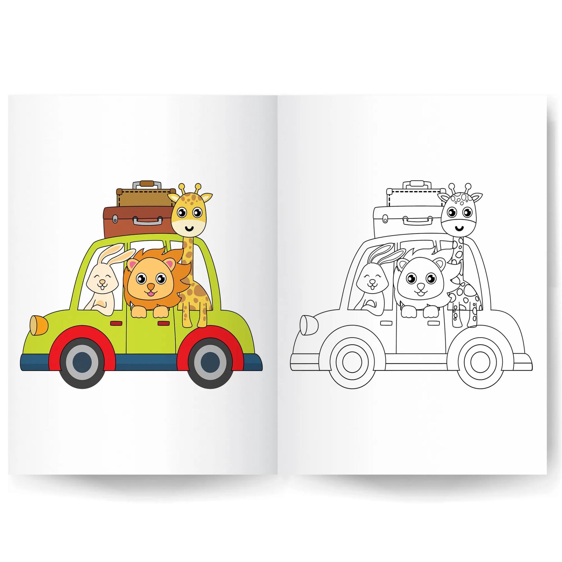 Cartoon Copy Coloring Book Part 1 Coloring Book For Kids - 6