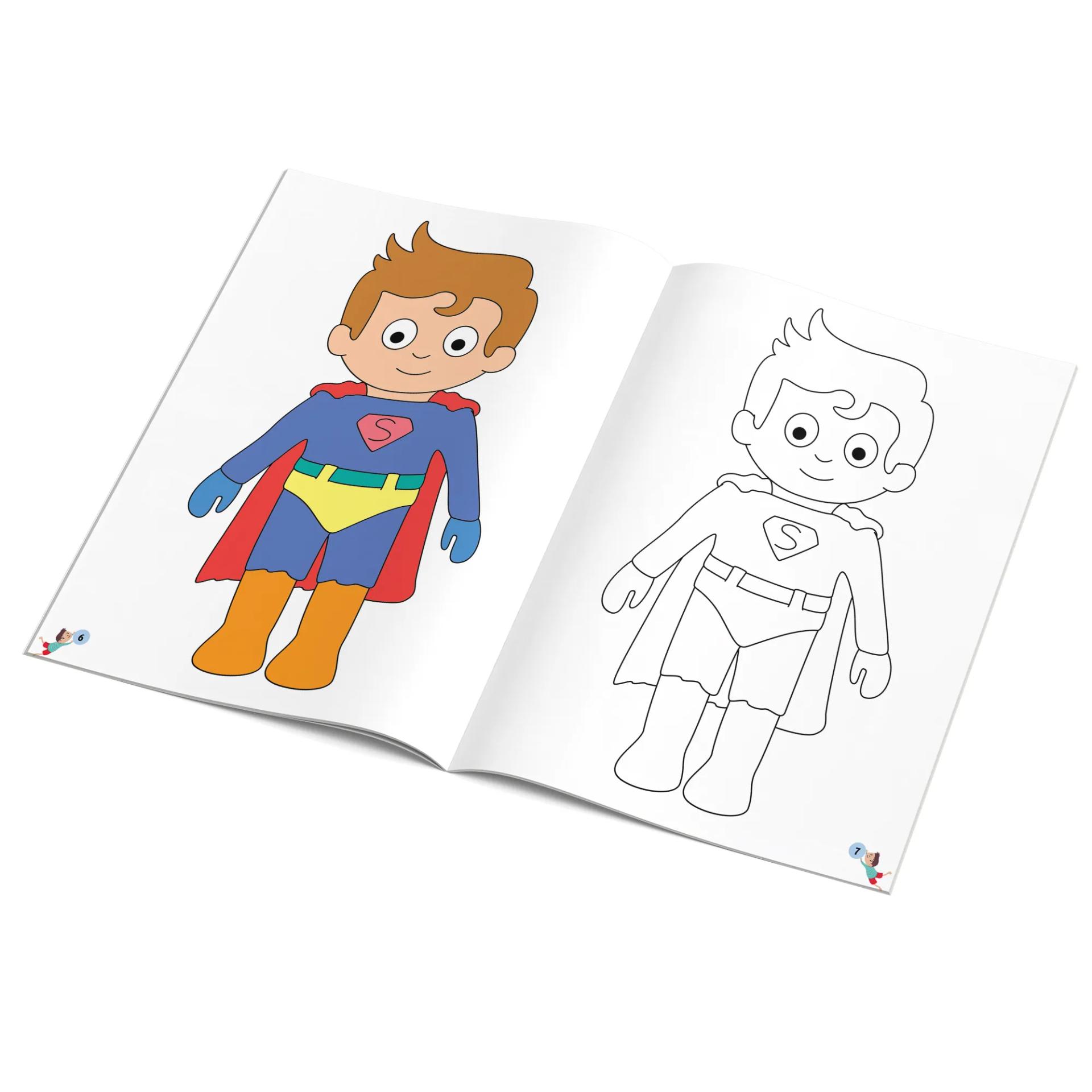Super Heroes Coloring Book For Kids  - 7