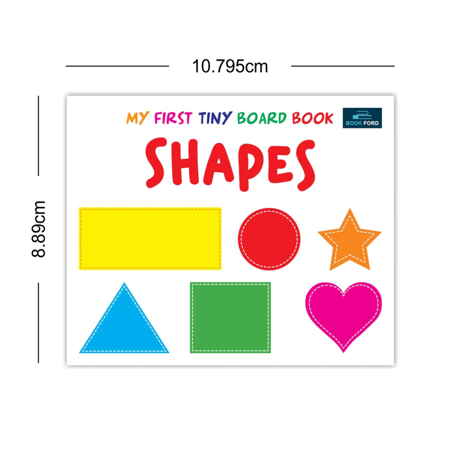 My First Tiny Board Book - Shapes Books For Kids Board Book,    - 4