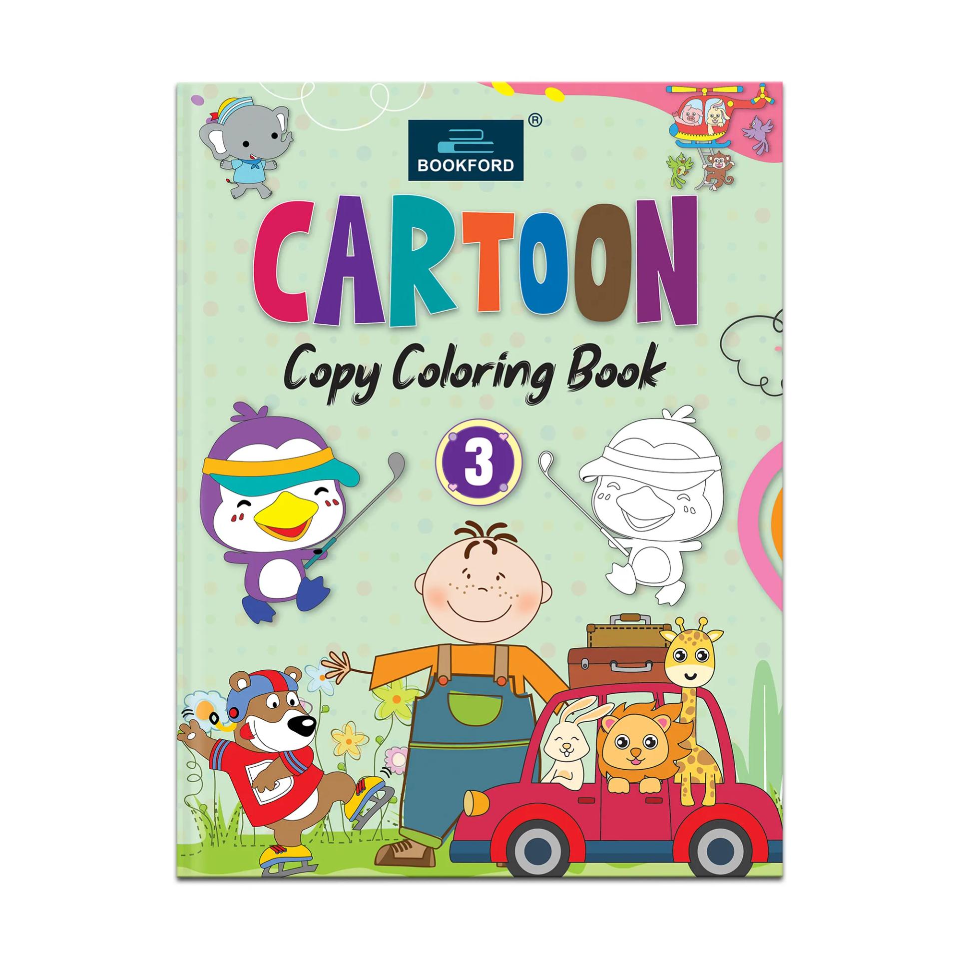 Cartoon Copy Coloring Book Part 3 Coloring Book For Kids - 4