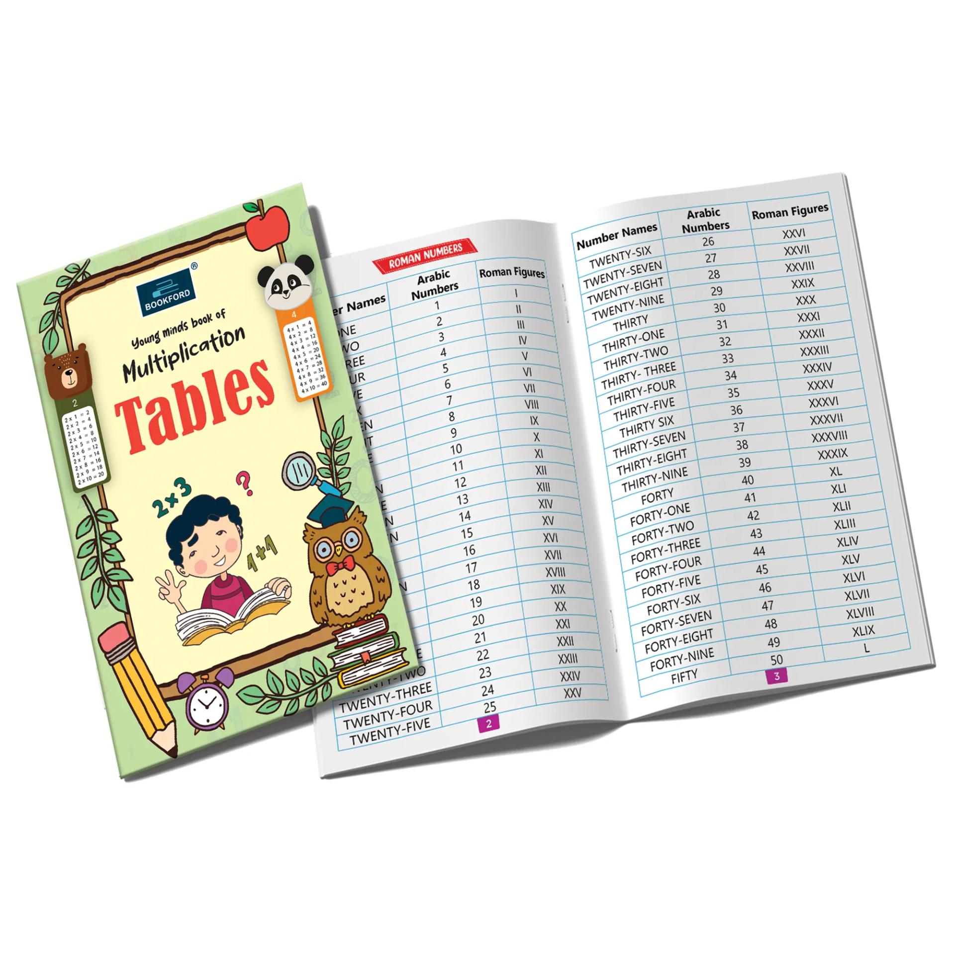 Young Minds Book Of Multiplication Tables Books For Kids - 2
