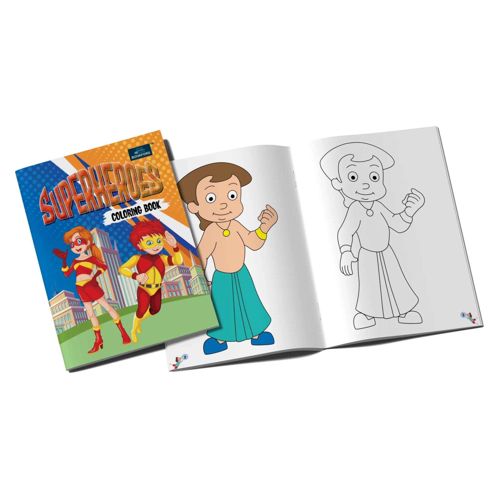 Super Heroes Coloring Book For Kids  - 5