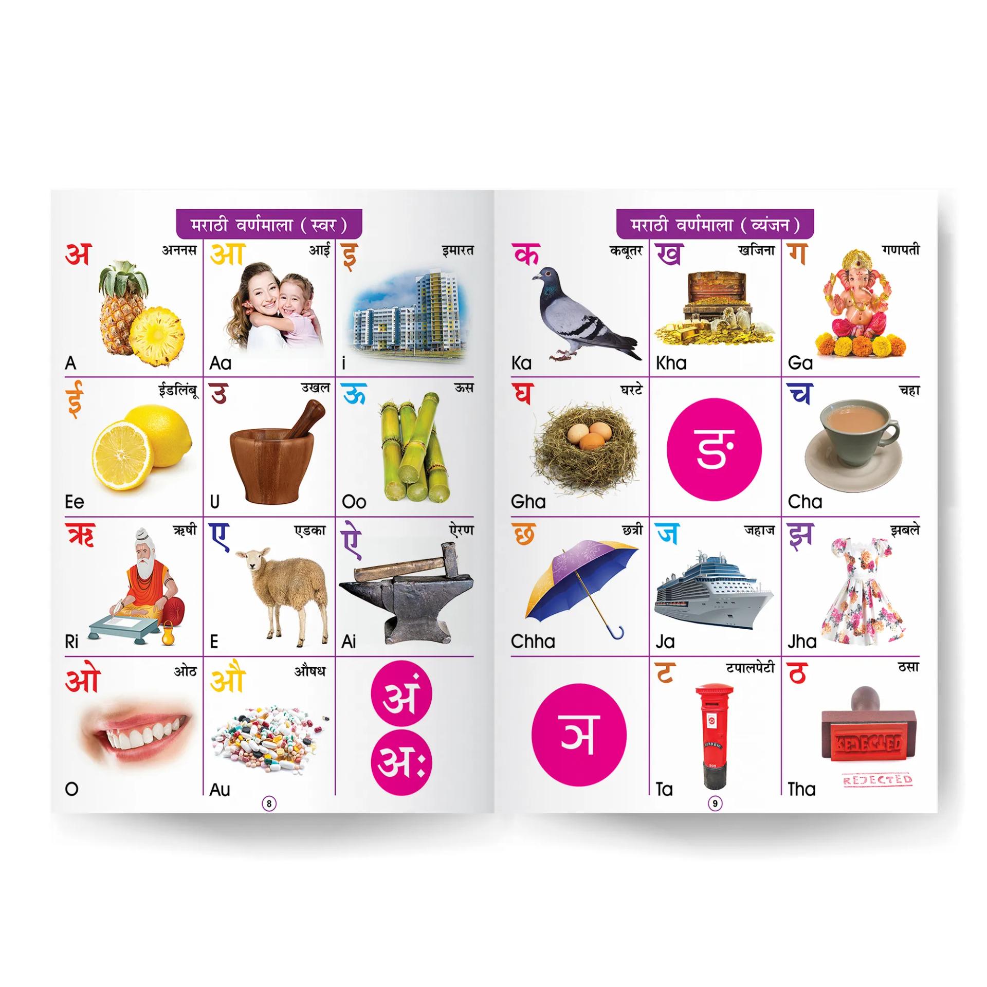 Young Minds Marathi - English All In One Book For Kids - 2