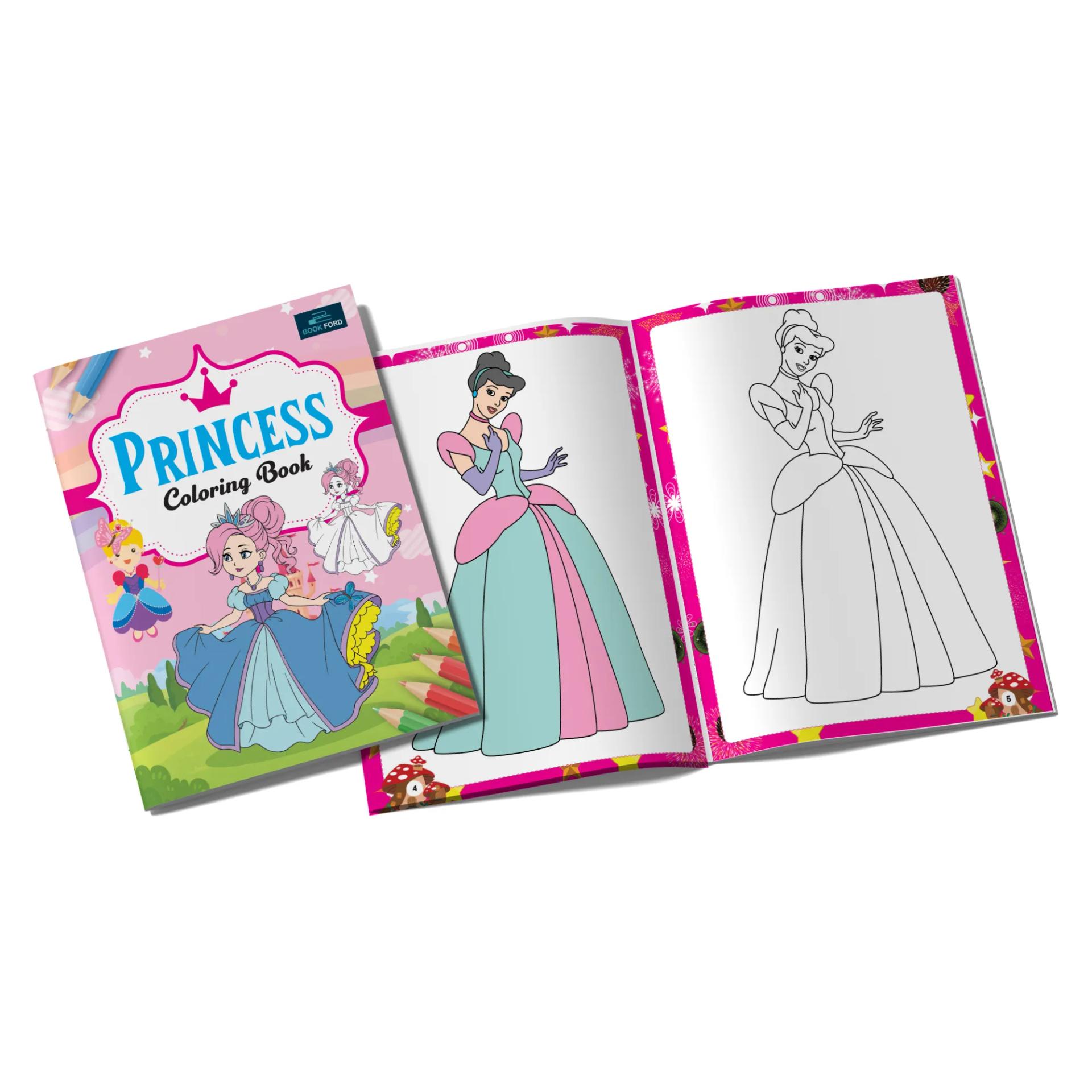 Princess Coloring Book For Kids - 4