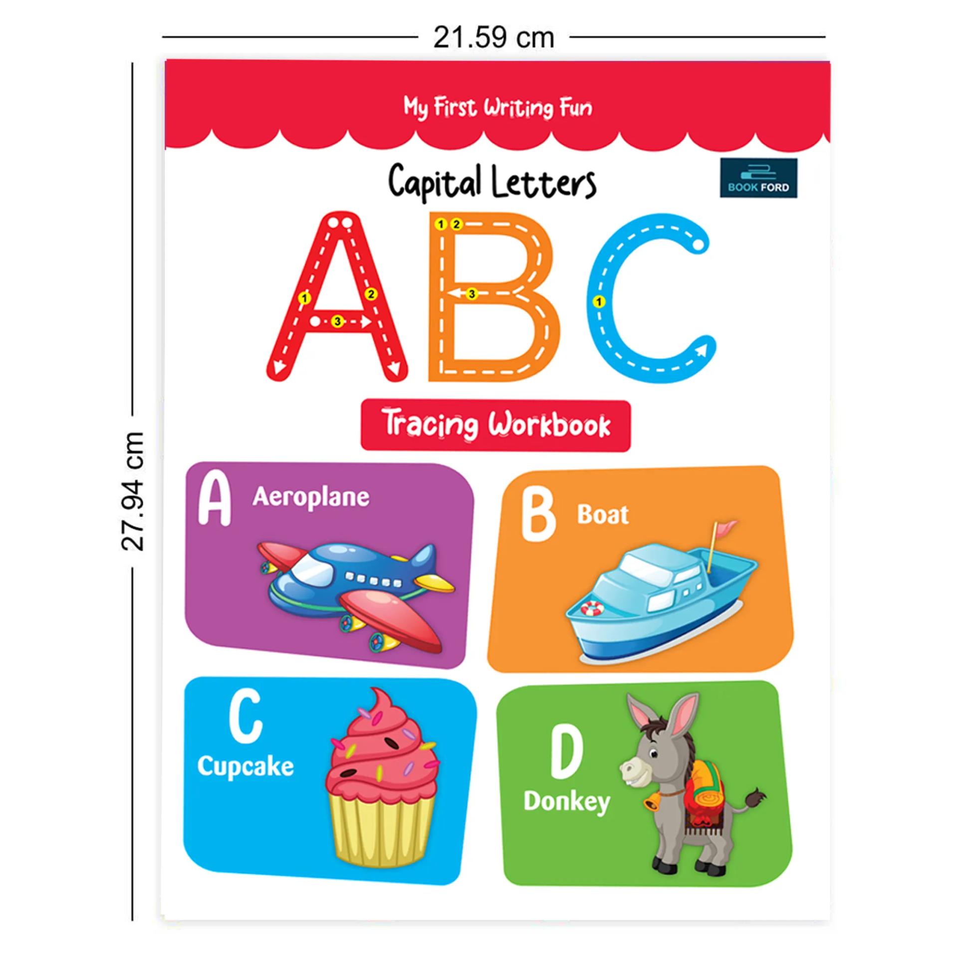 My First Writing Fun Capital Letters ABCTracing Workbook - 5