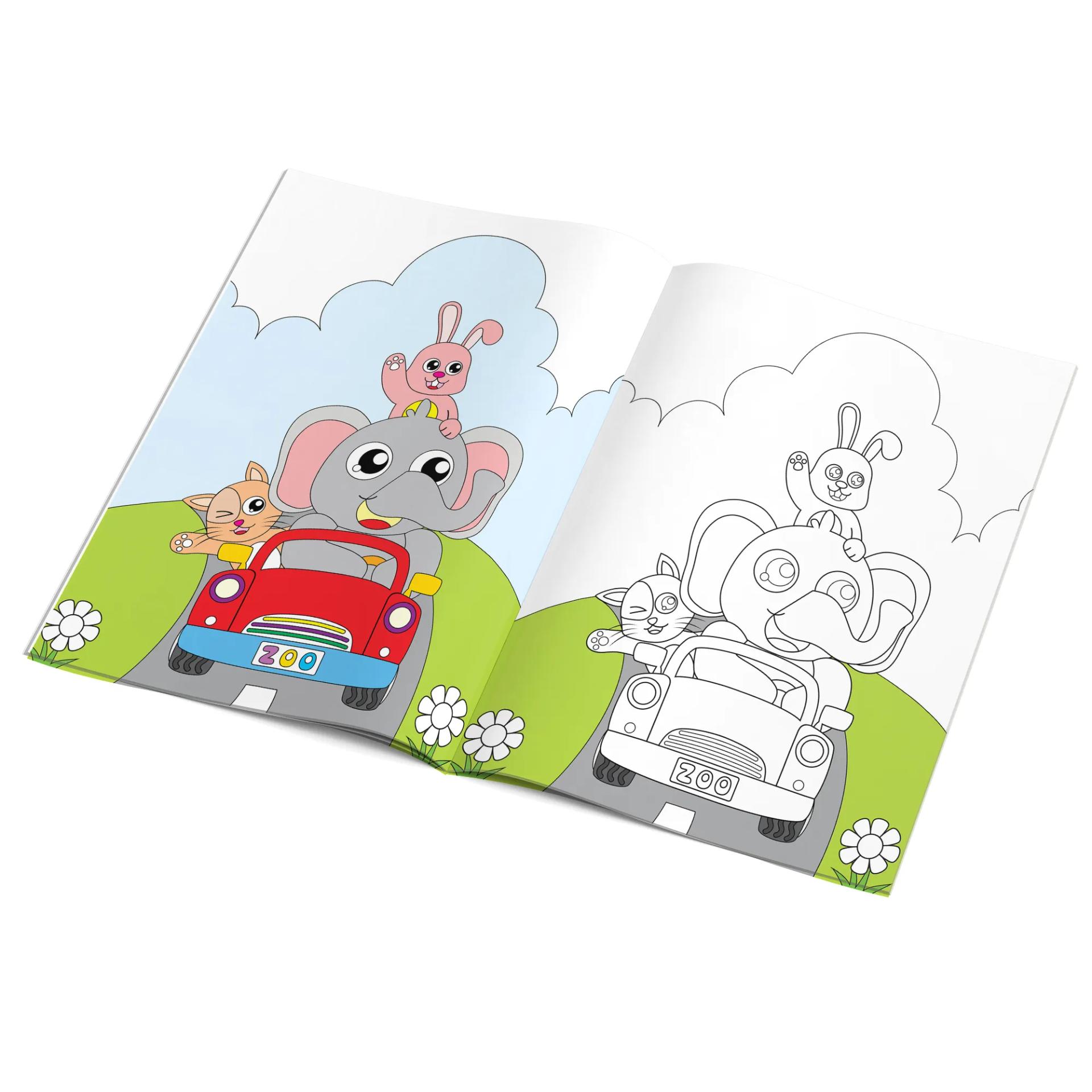 Cartoon Copy Coloring Book Part 2 Coloring Book For Kids - 6