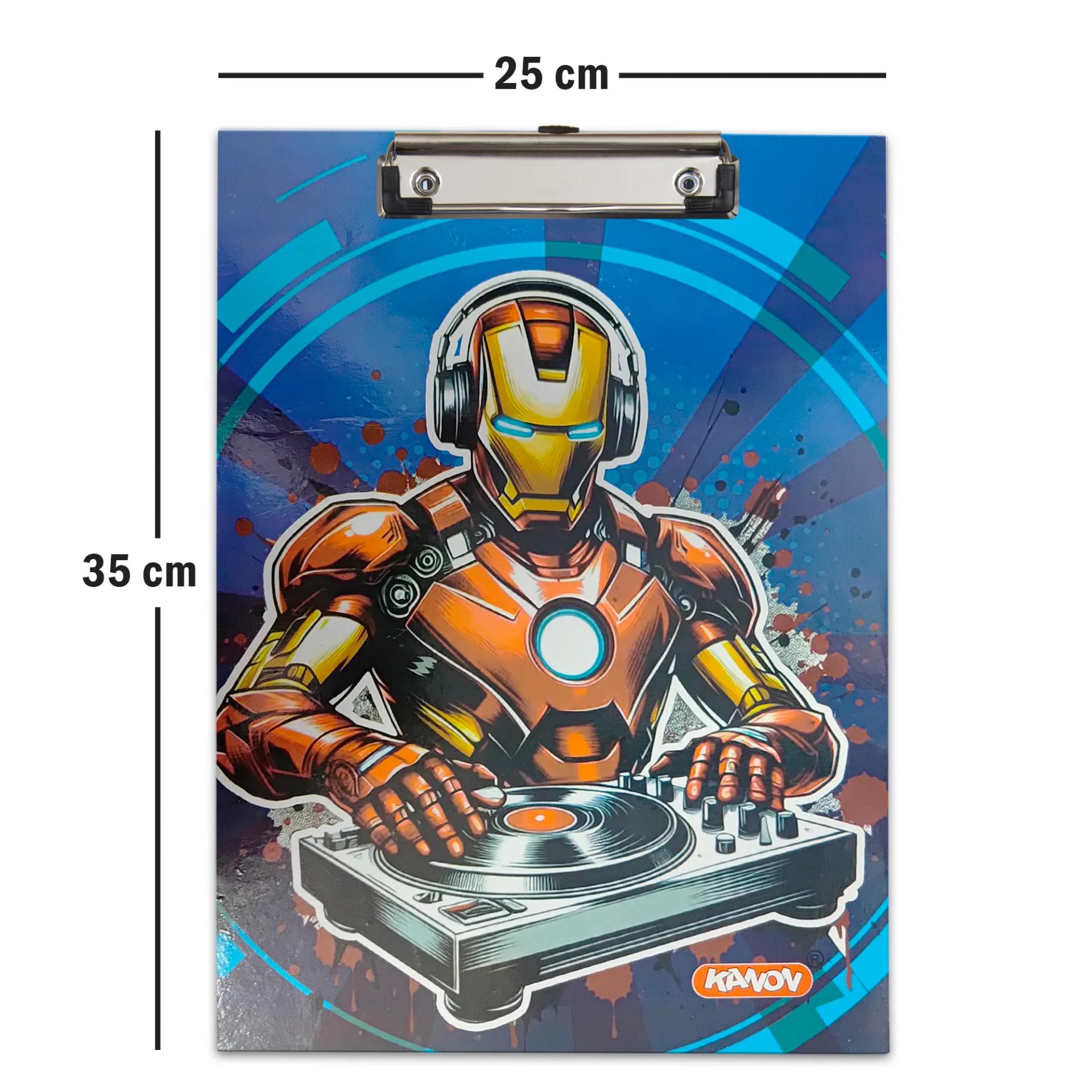 Iron man Paper Clipboard | Writing Pad | Drawing/Writing/Exam Board/Clipboard - 2