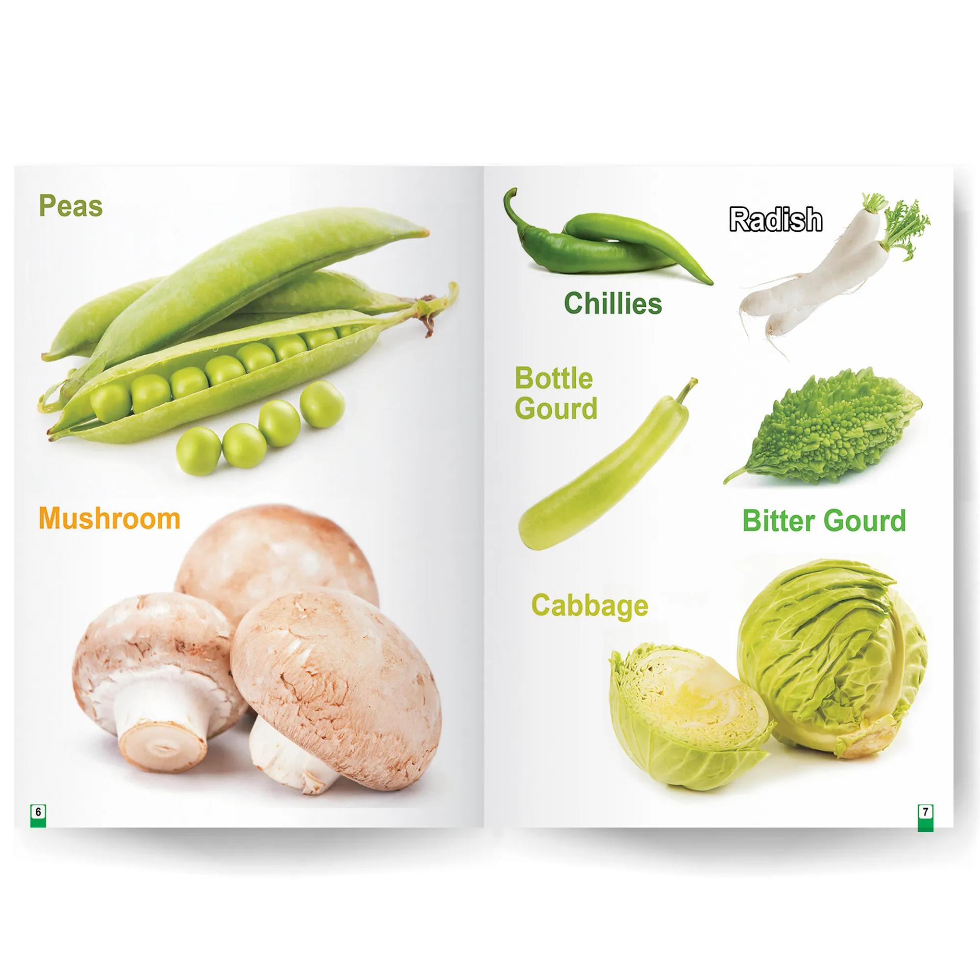 My First Library Book Of - Vegetables Books For Kids - 5