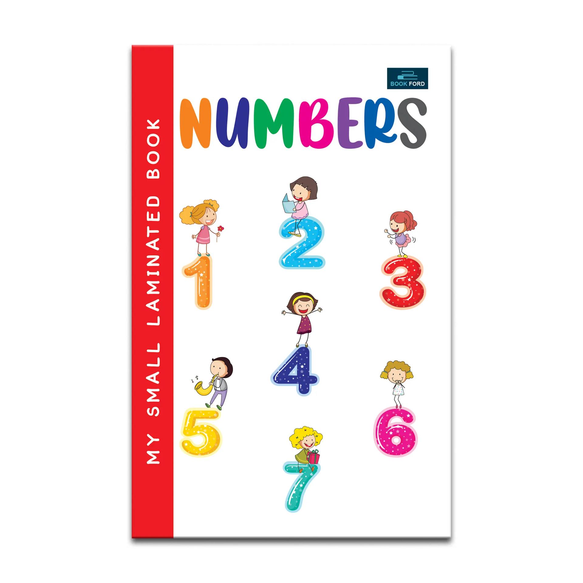 My Small Laminated Books - Set Of 2 Books - Alphabet And Numbers For Kids ,    - 2