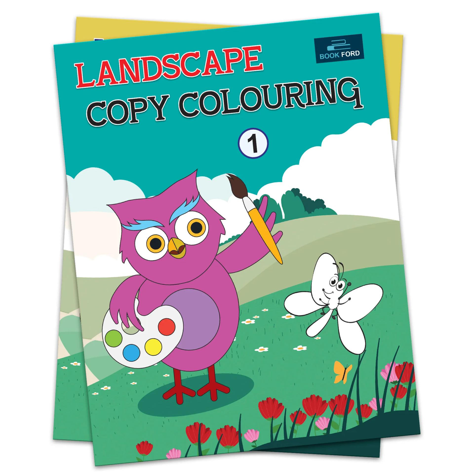 Landscape Copy Coloring Book Part 1 Coloring Books For Kids - 1