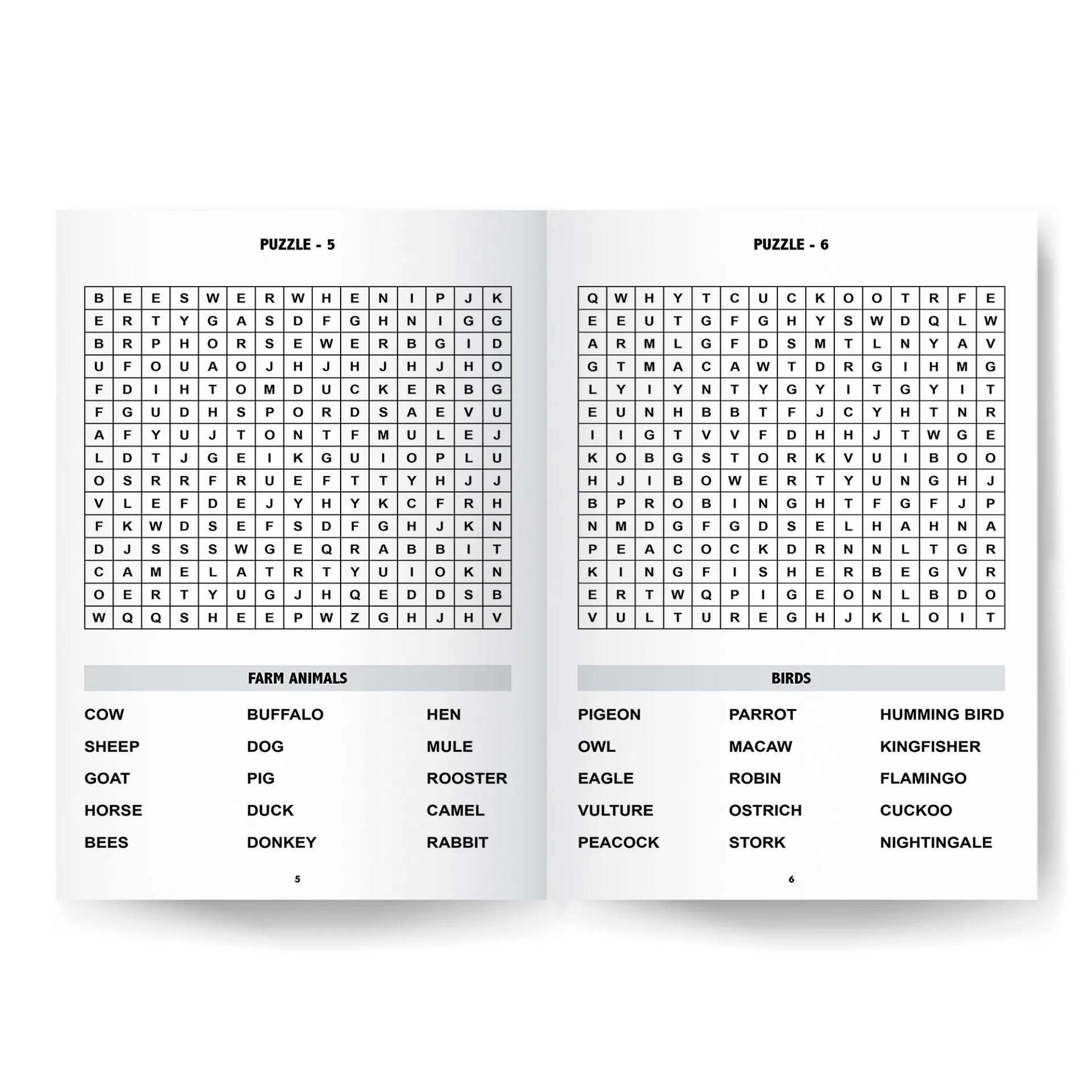 Word Search Book - Part 1 For Kids - 1
