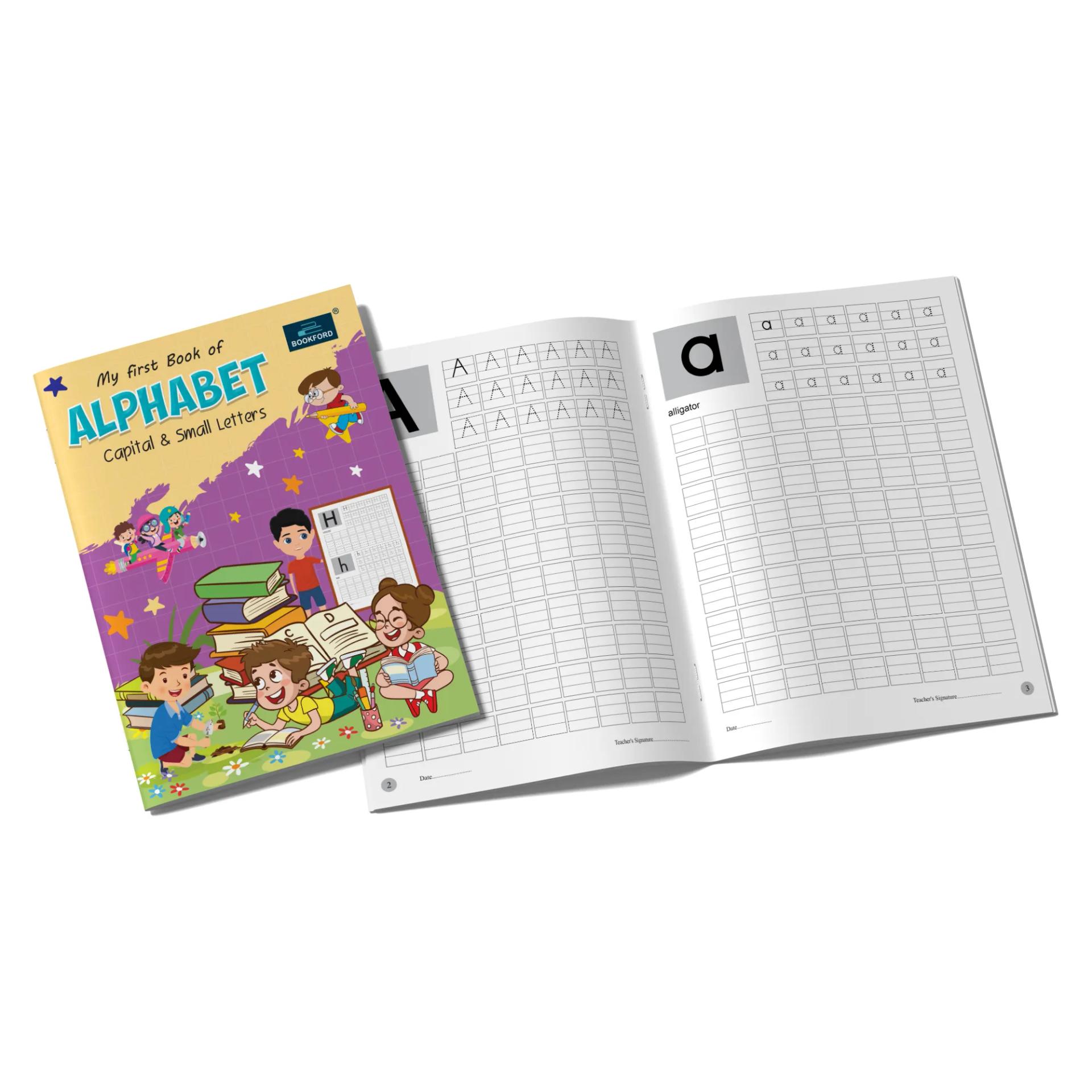 My First Writing Books For Kids - Set Of 2 Books - Capital & Small Letters, And Numbers 1-100 - 3