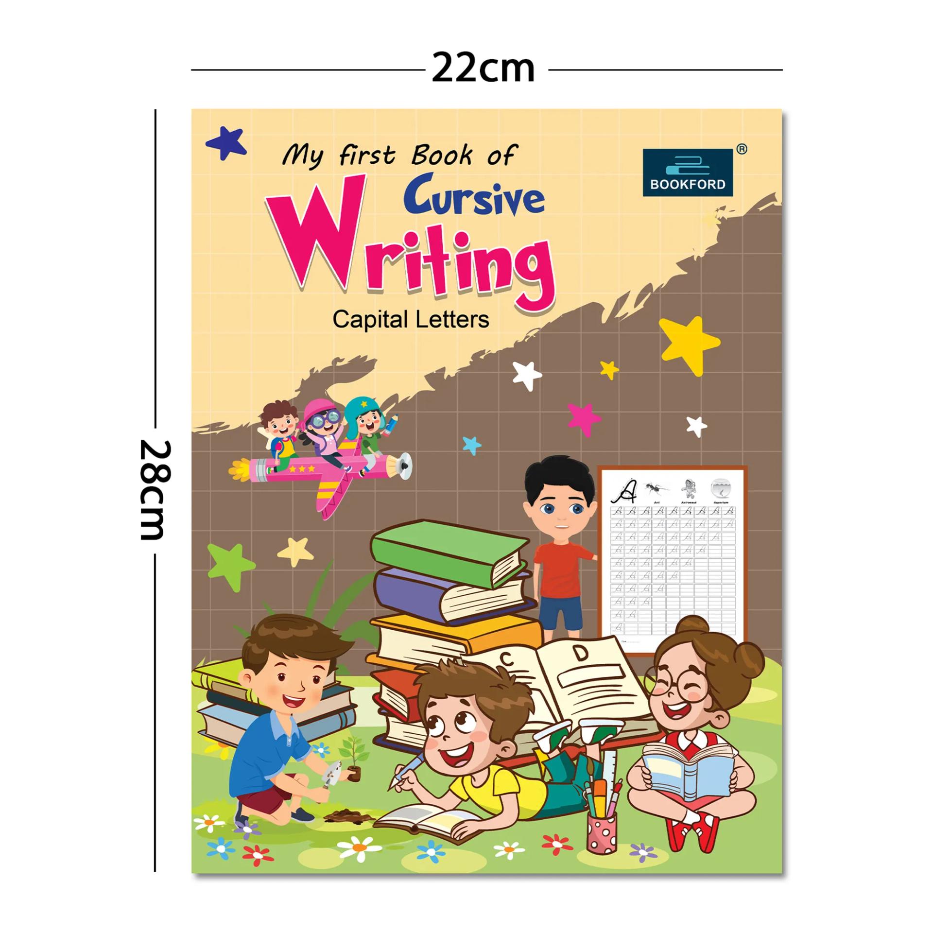 My First Cursive Writing Books For Kids - Set Of 2 Books - Capital Letters , And Small Letters - 4