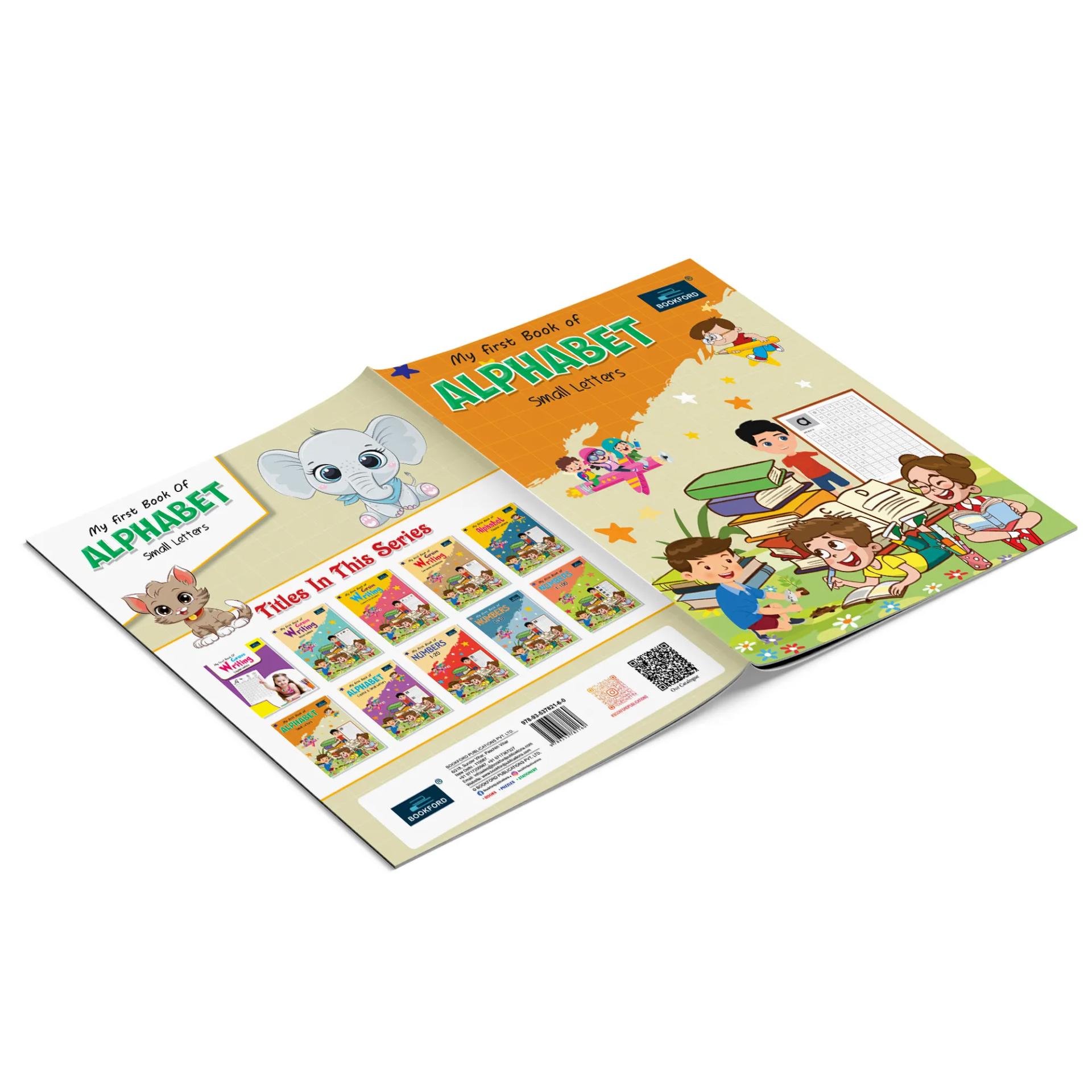 My First Writing Books For Kids - Set Of 2 Books - Small Letters , And Numbers 1-50 , - 6