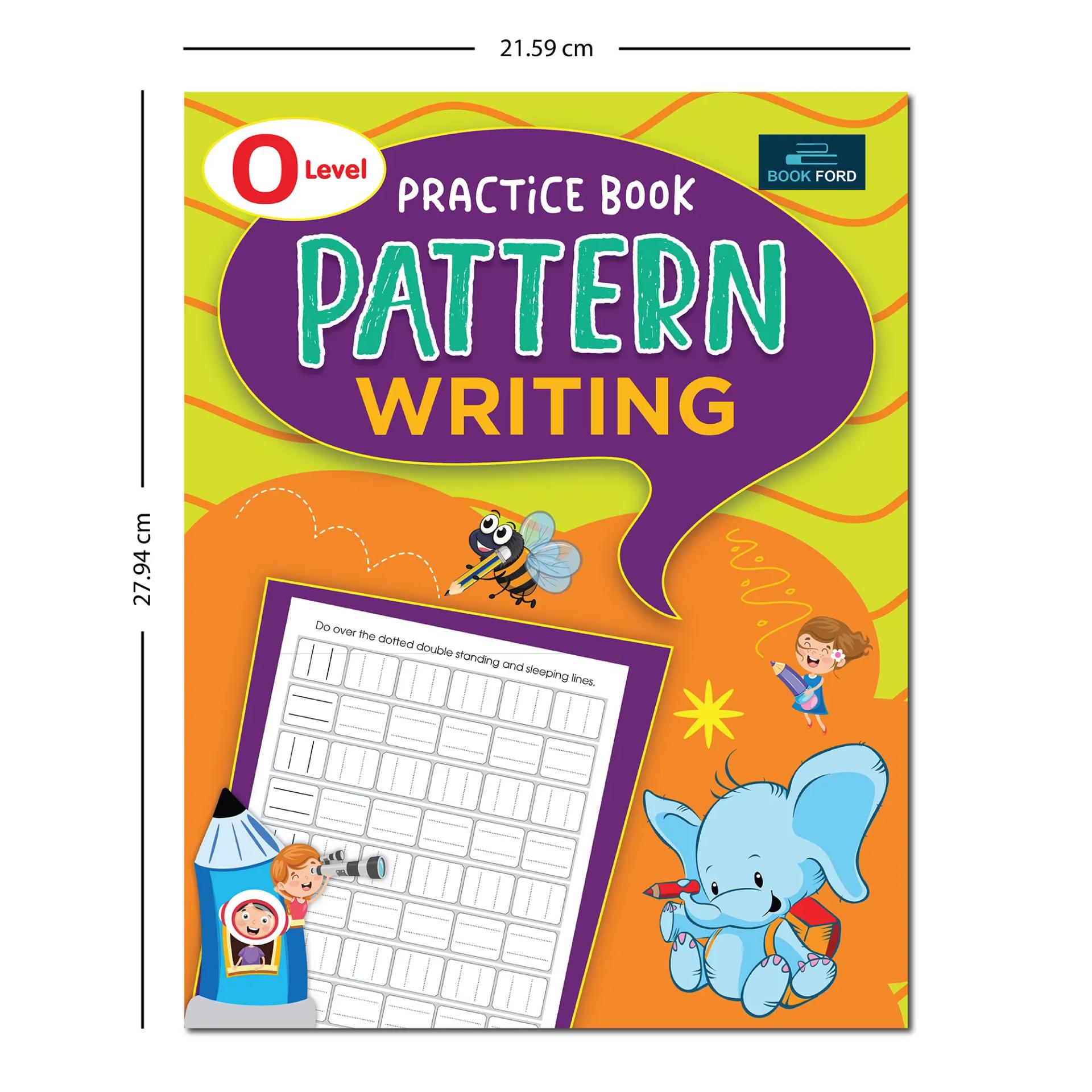 "O" Level Practice Book Pattern Writing Books For Kids - 5