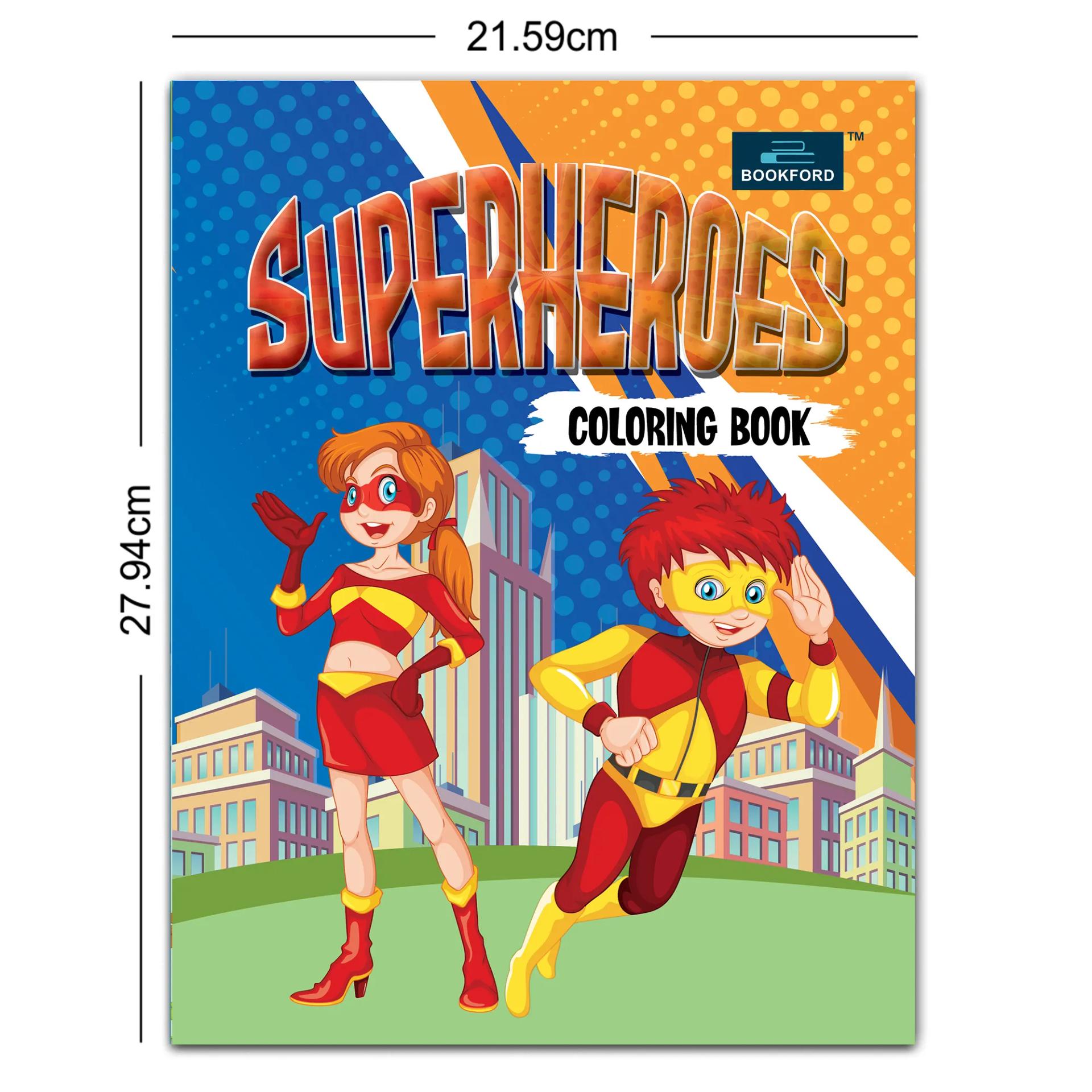 Super Heroes Coloring Book For Kids  - 4