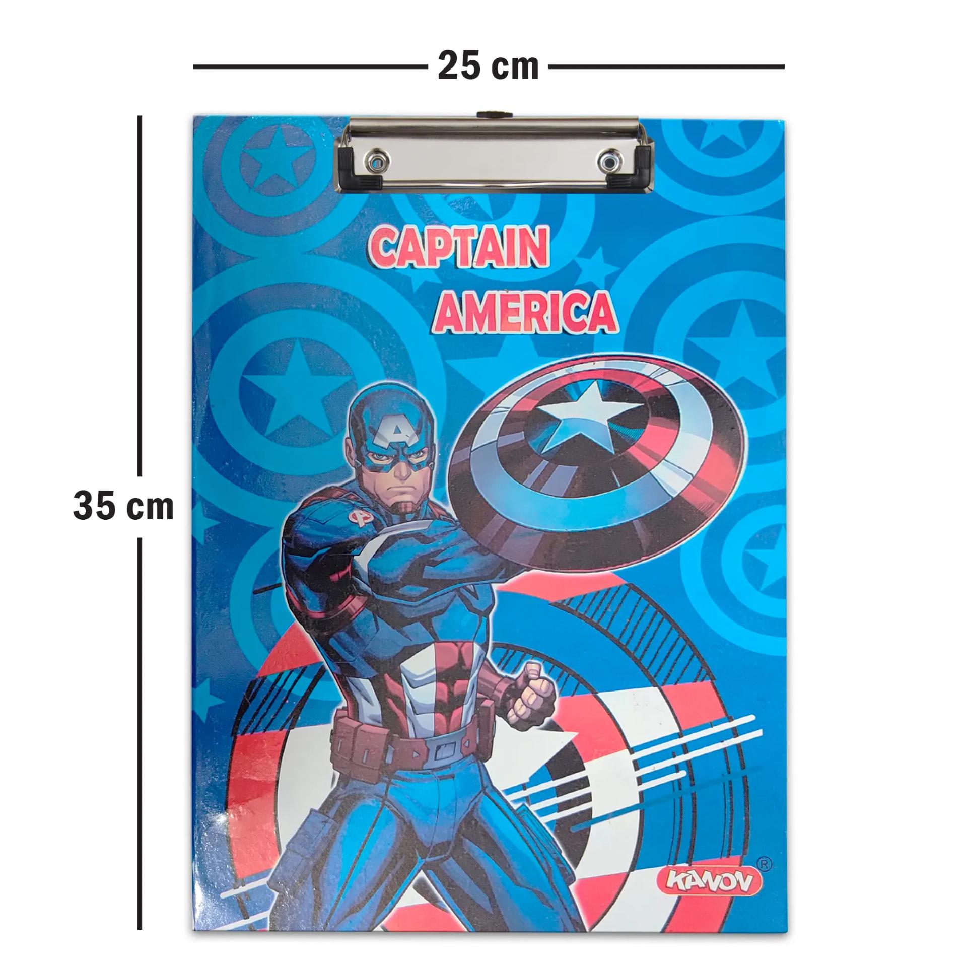 Captain America Paper Clipboard | Writing Pad | Drawing/Writing/Exam Board/Clipboard - 2