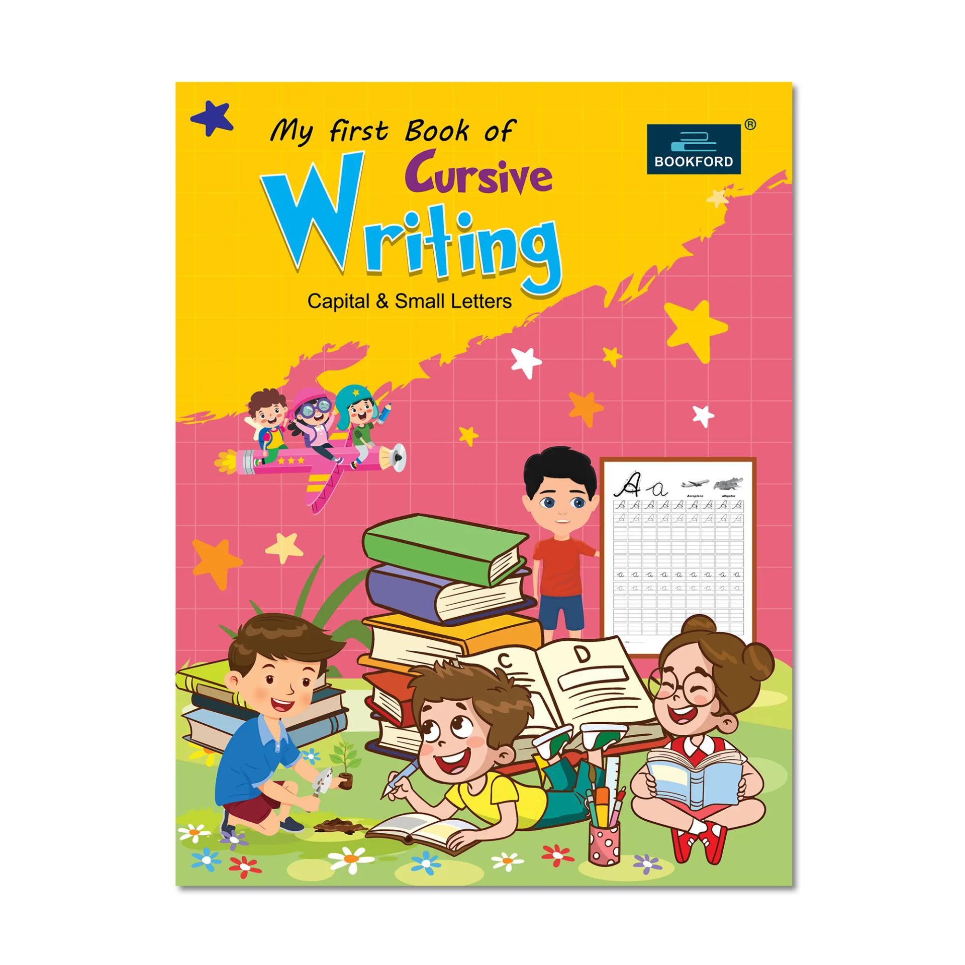 My First Cursive Writing Books For Kids - Set Of 2 Books - Capital & Small Letters , And Complete Sentences - 3