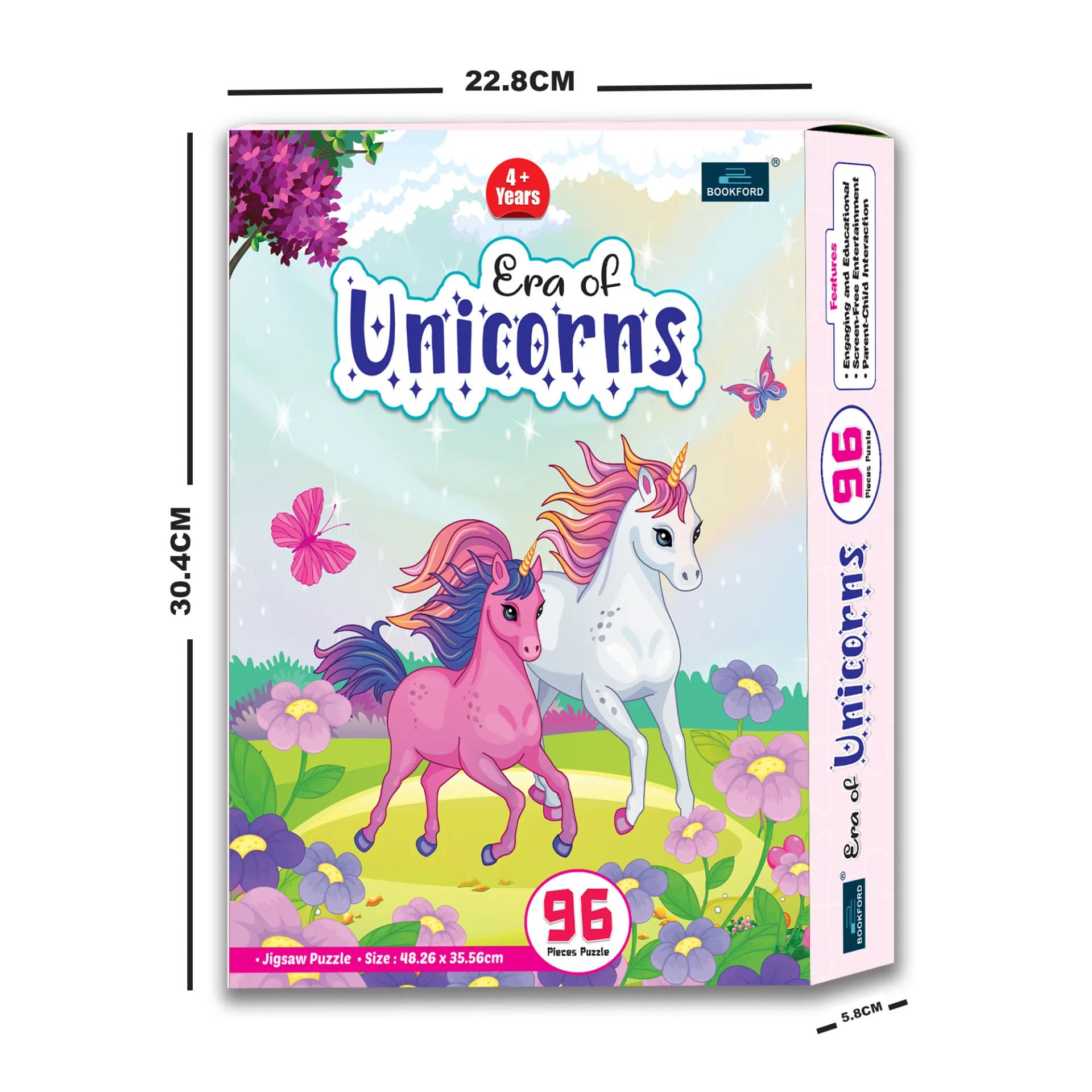 Era Of Unicorn Jigsaw Puzzle Game & Fun And Learning 96 Pieces - 5