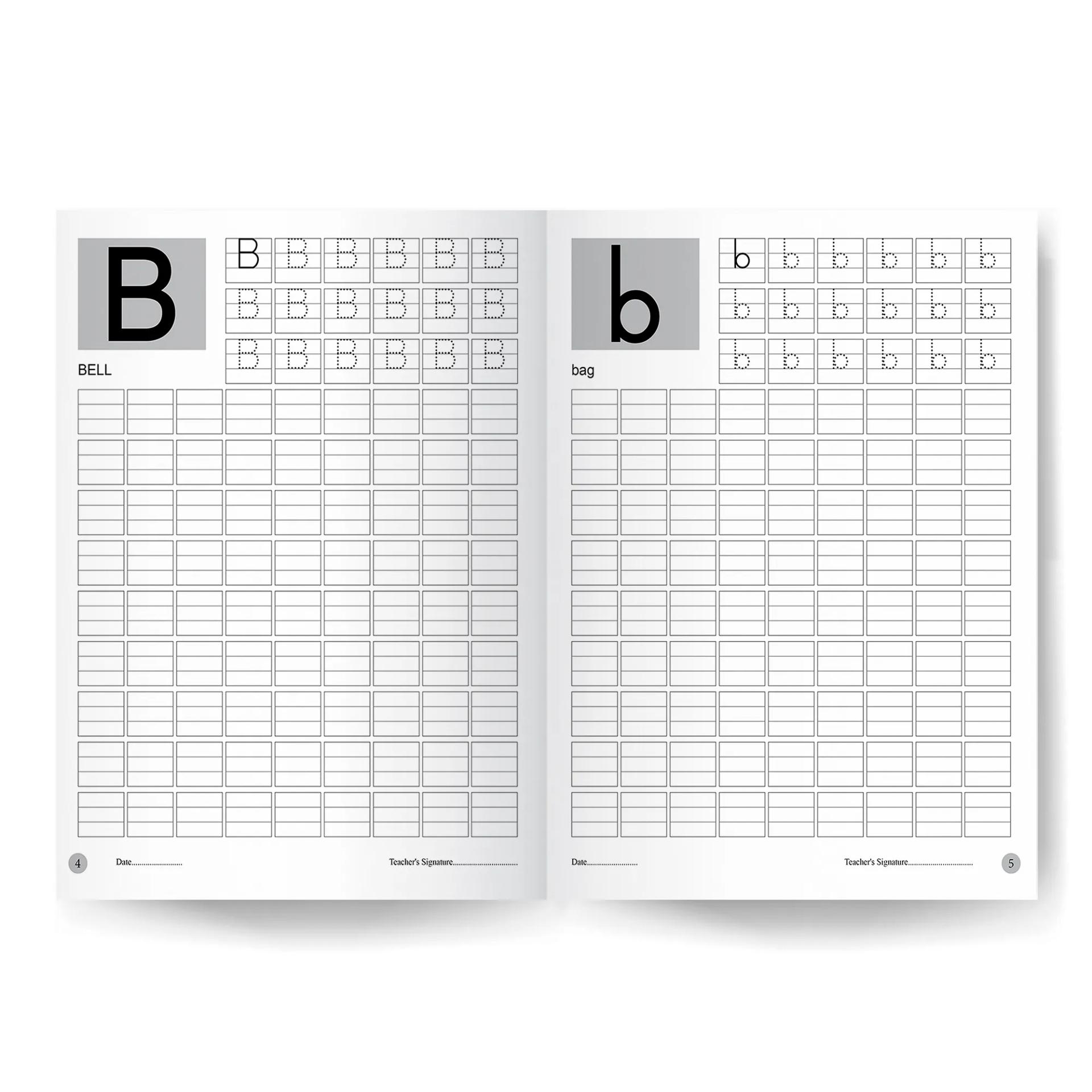My First Writing Books For Kids - Set Of 2 Books - Capital & Small Letters, And Numbers 1-100 - 8