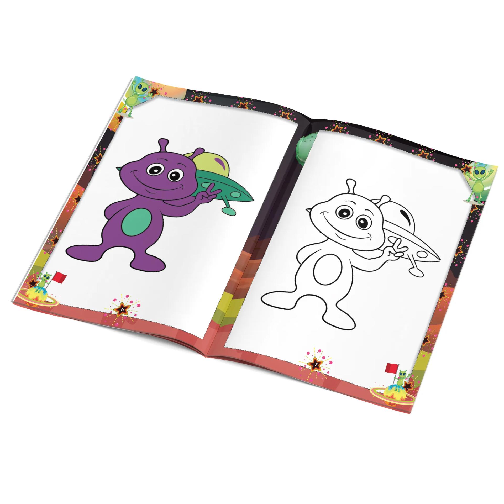 Alien Coloring Book For Kids  - 6