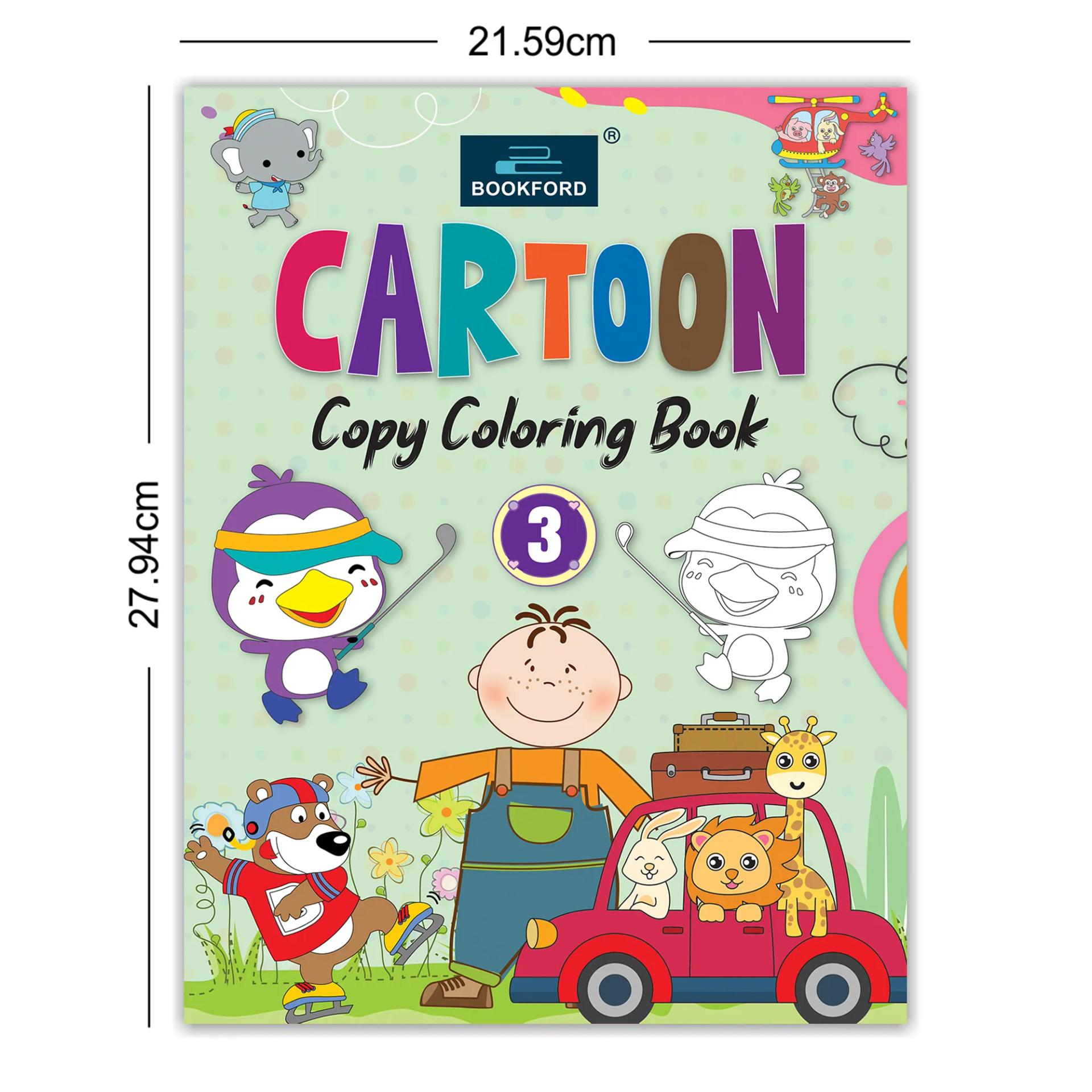 Cartoon Copy Coloring Book Part 3 Coloring Book For Kids - 3