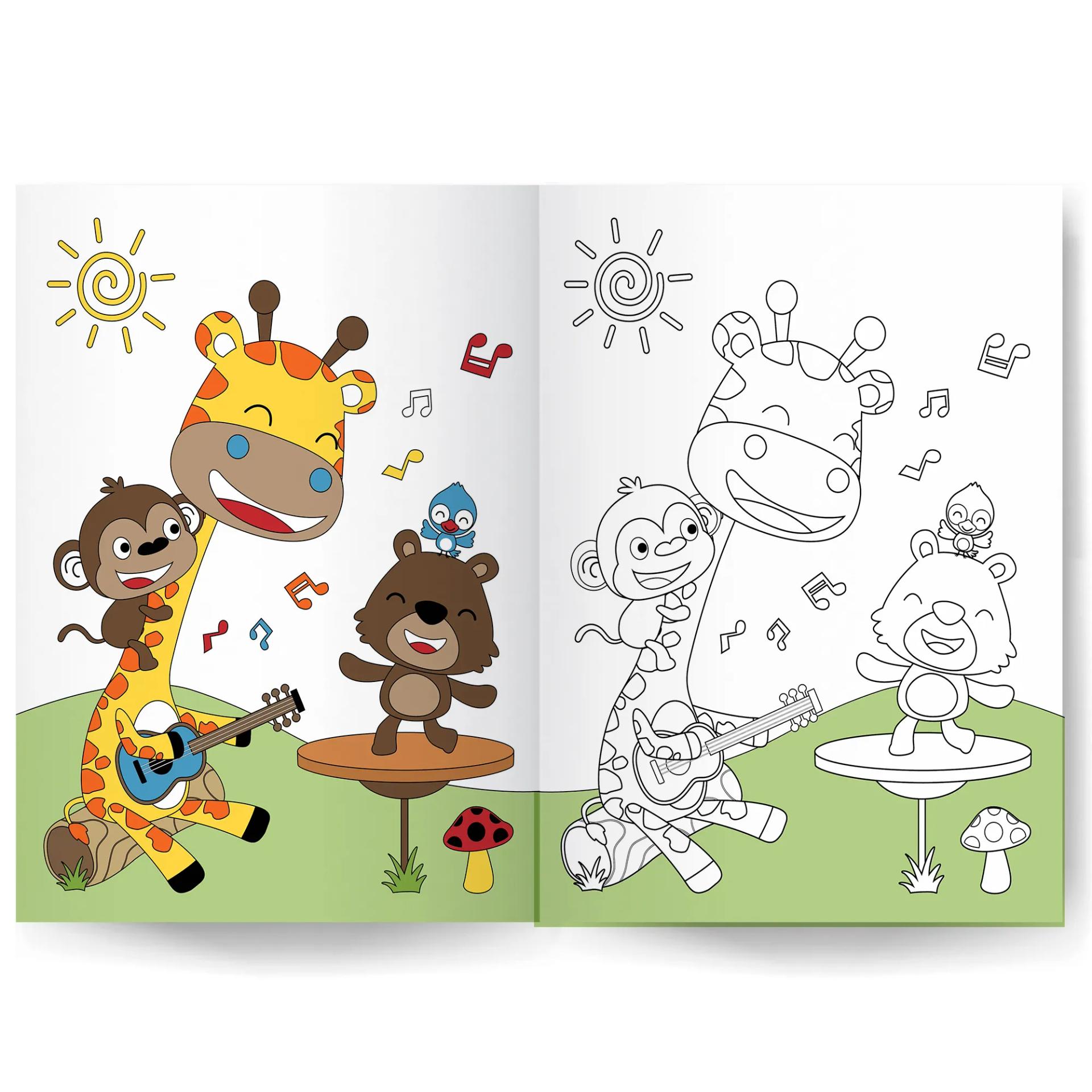 Cartoon Copy Coloring Book Part 2 Coloring Book For Kids - 5
