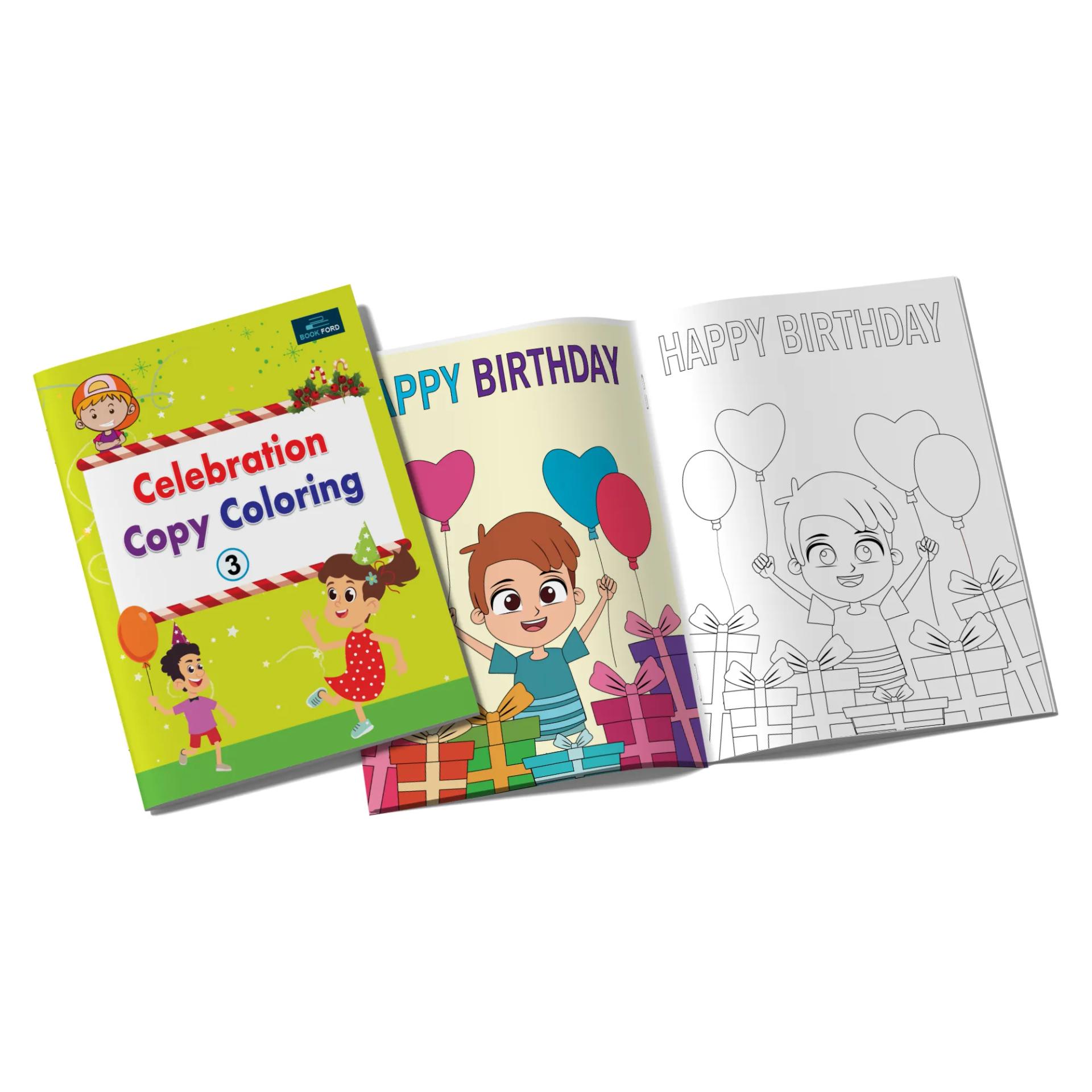 Celebration Copy Coloring Book Part 3 Coloring Book For Kids - 4
