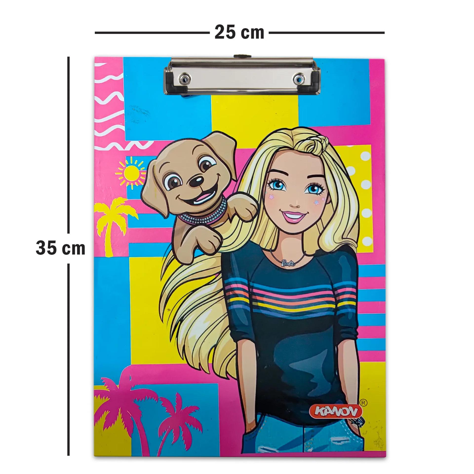 Barbie2 Paper Clipboard | Writing Pad | Drawing/Writing/Exam Board/Clipboard - 2