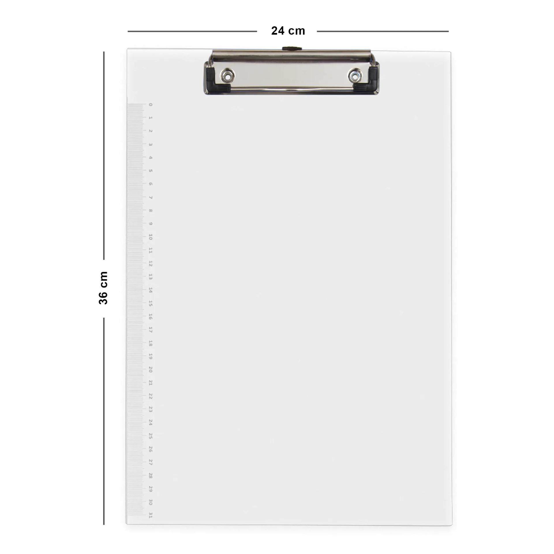 Student Transparent Examination Paper Clipboard | Writing Pad | Drawing/Writing/Exam Board/Clipboard with Clip and Elastic  - 2