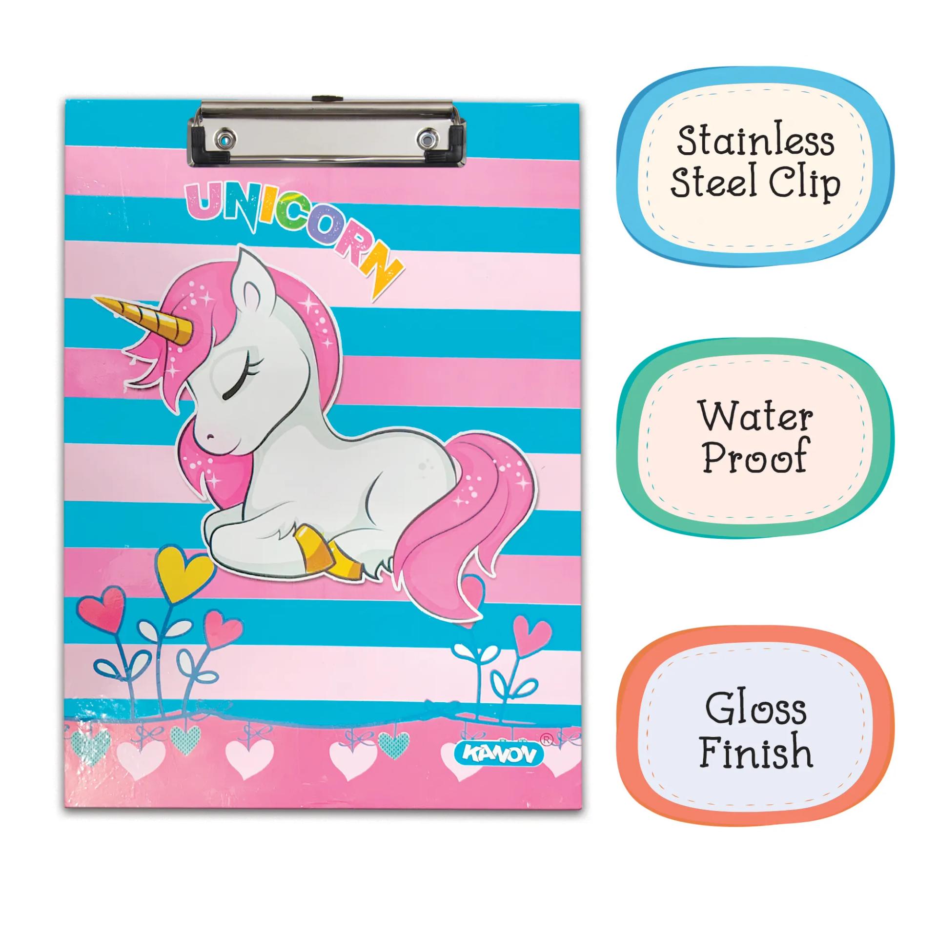 Unicorn Paper Clipboard | Writing Pad | Drawing/Writing/Exam Board/Clipboard - 4