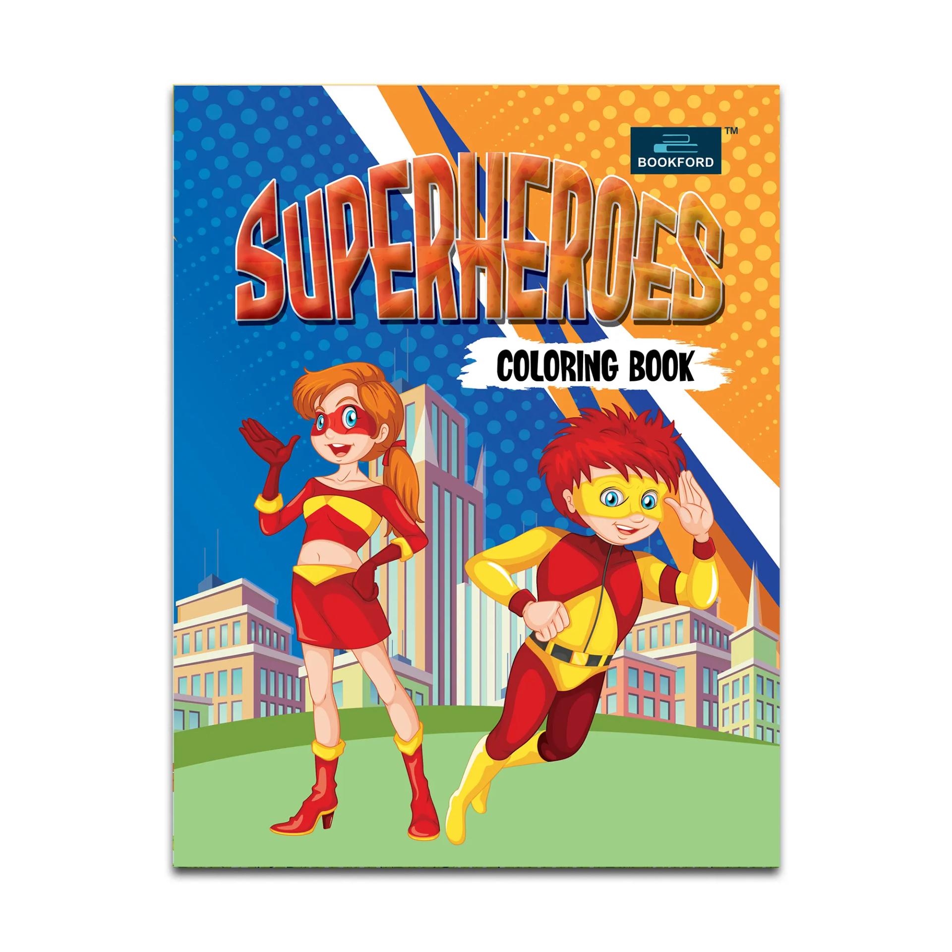 Super Heroes Coloring Book For Kids  - 3