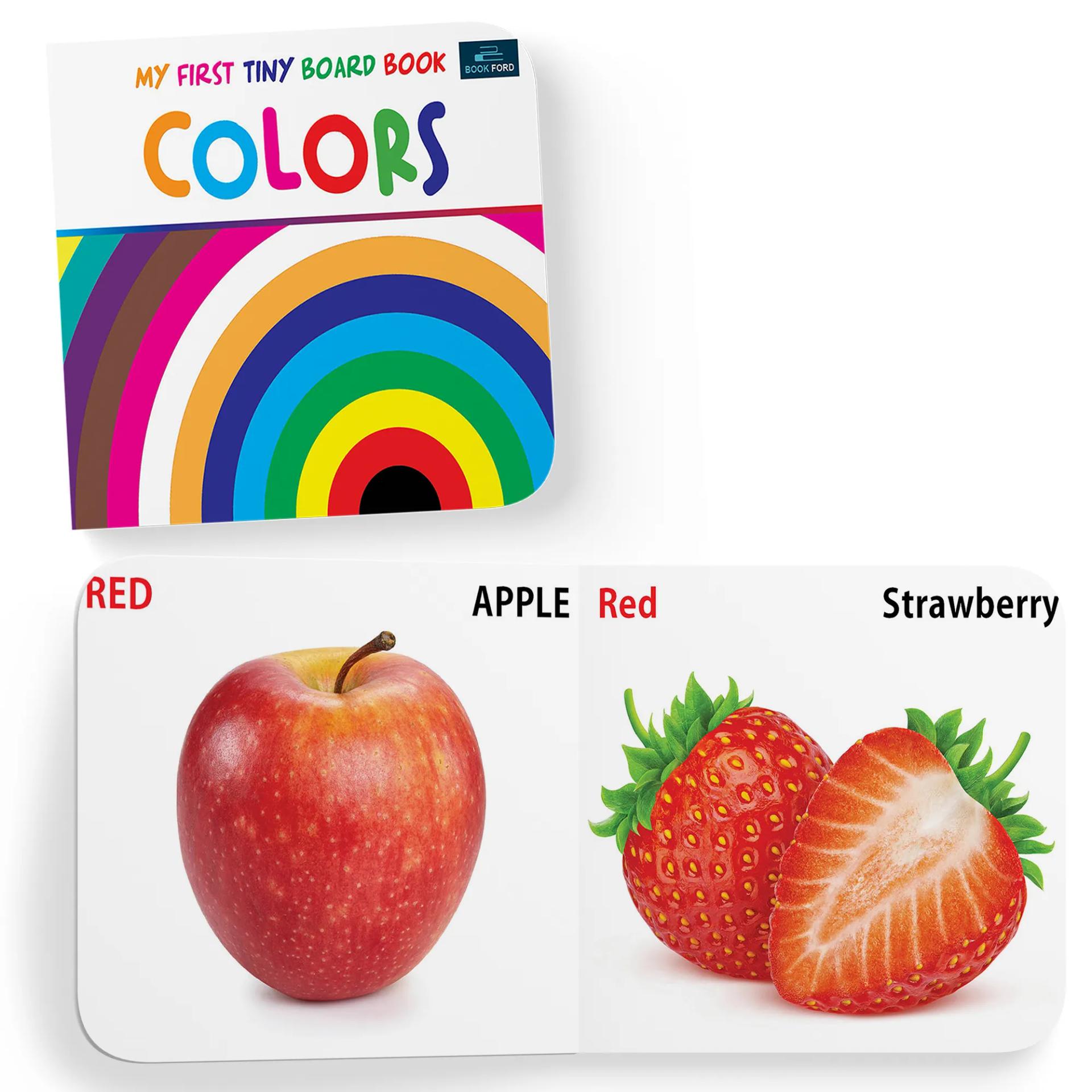 My First Tiny Board Books - Set Of 2 Books - Colors And Shapes For Kids Hardcover,    - 7