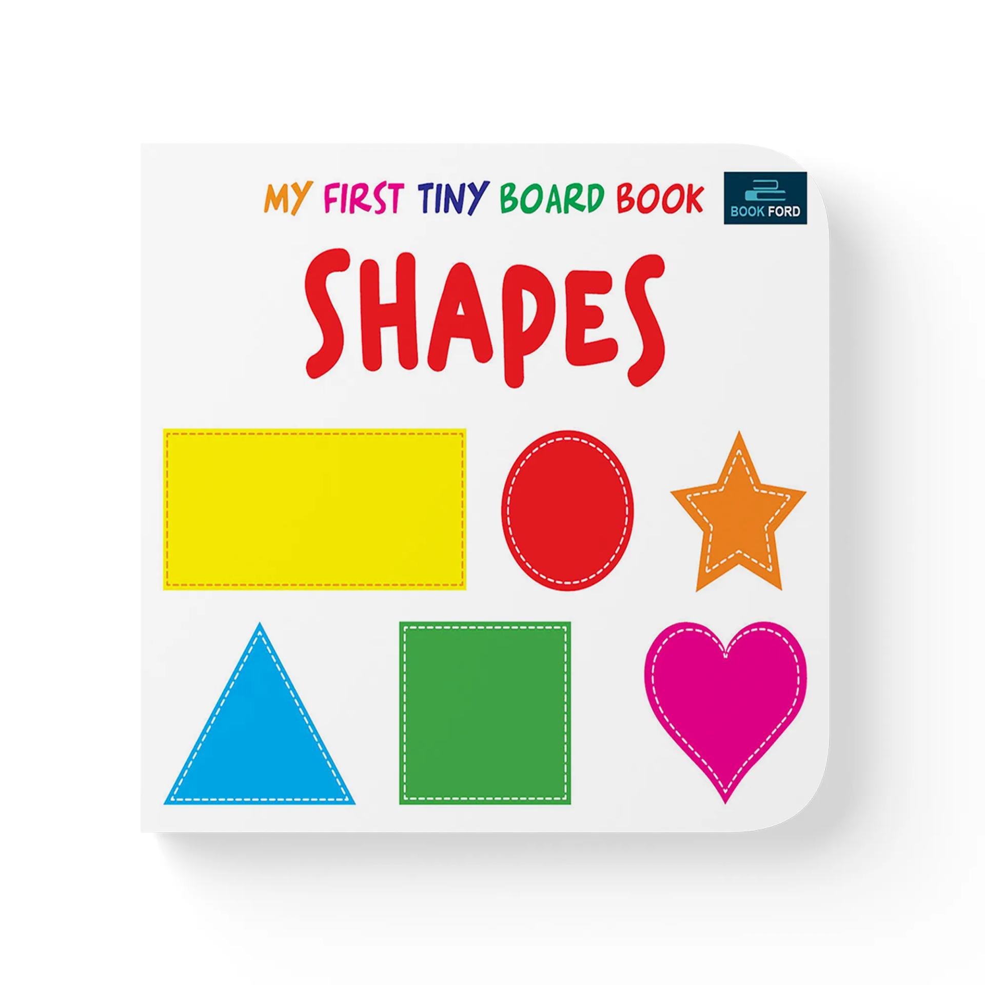My First Tiny Board Books - Set Of 2 Books - Colors And Shapes For Kids Hardcover,    - 3