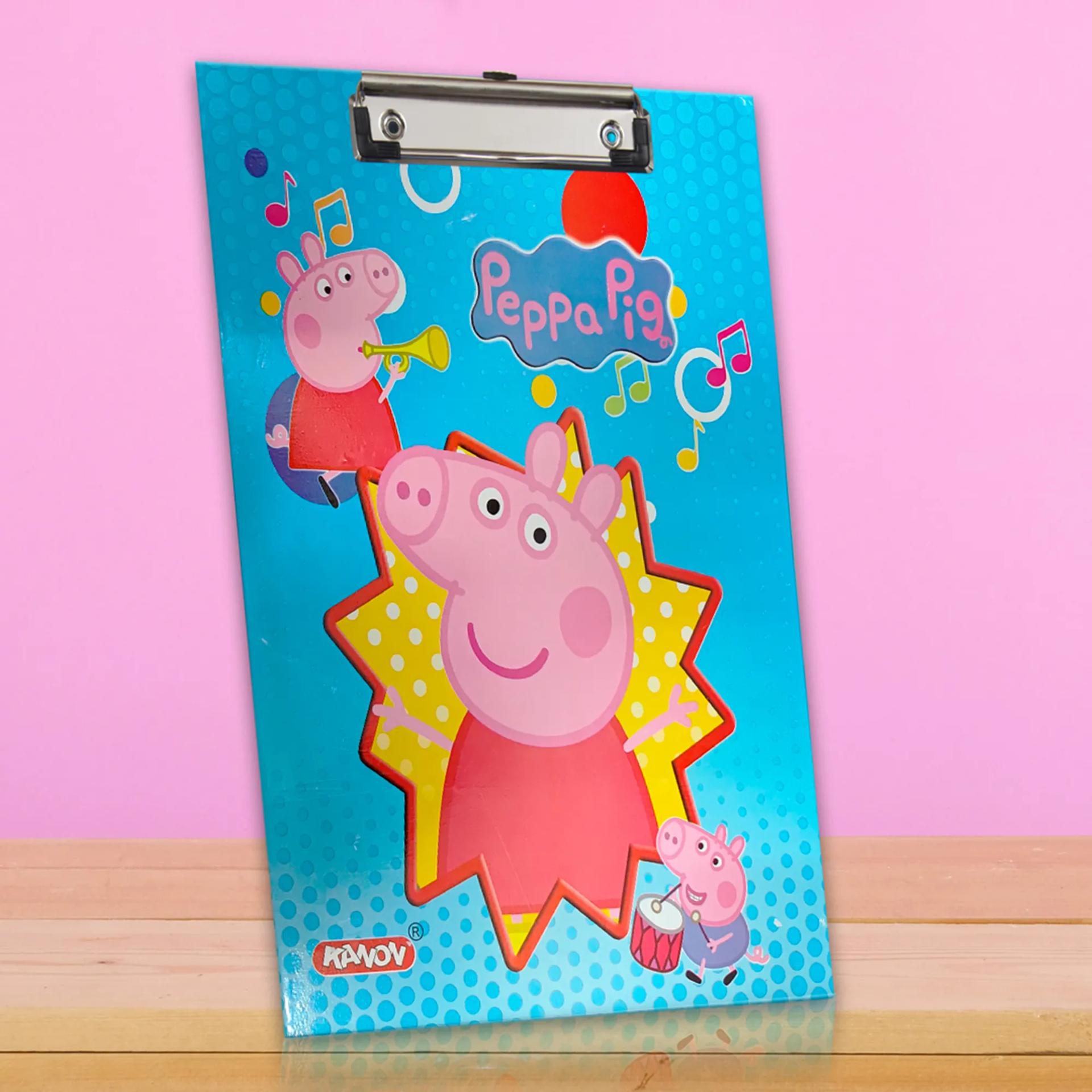 Peppa pig Paper Clipboard | Writing Pad | Drawing/Writing/Exam Board/Clipboard - 1