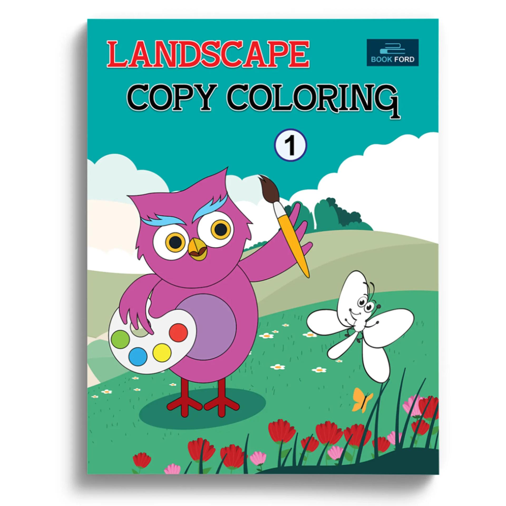 Landscape Copy Coloring Book Part 1 Coloring Books For Kids - 5